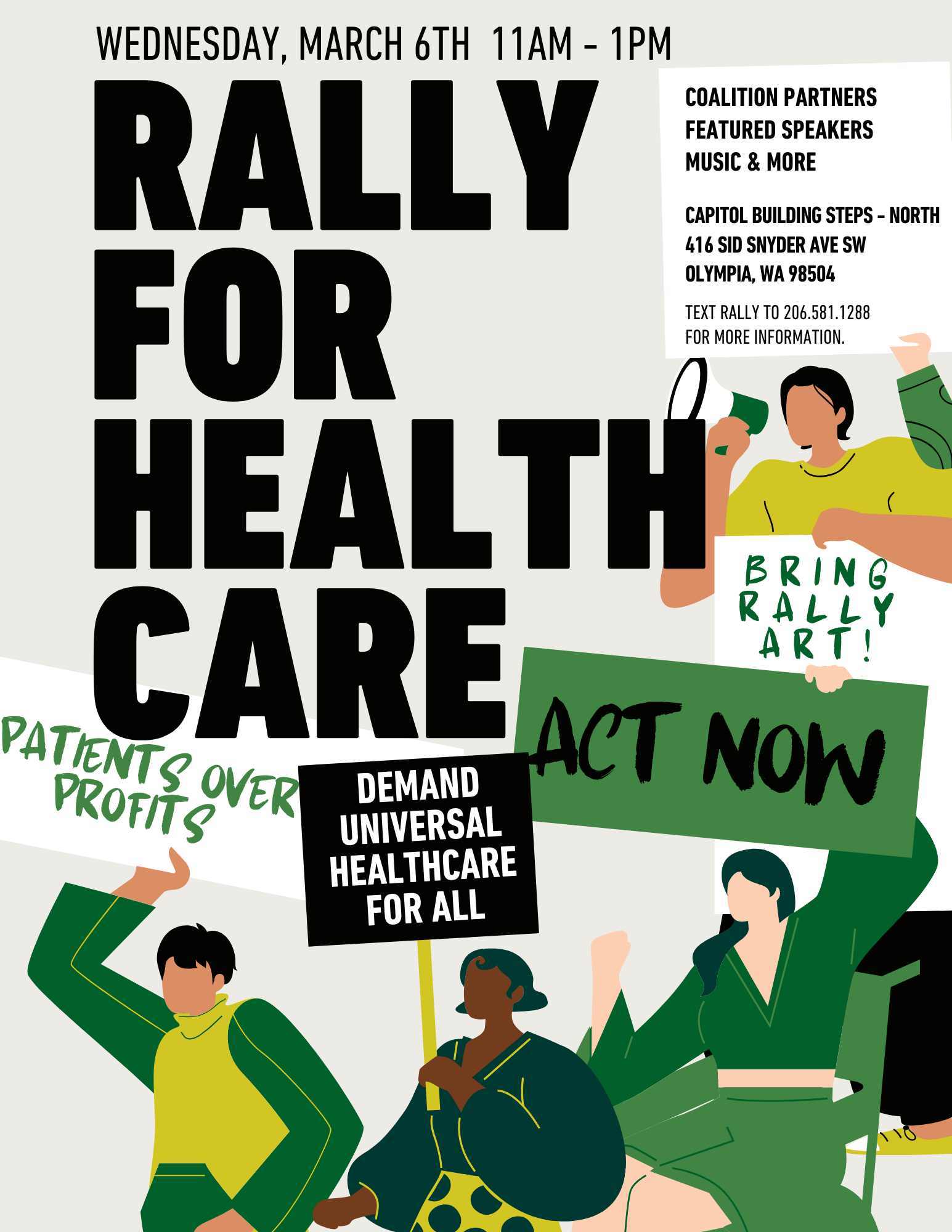 Healthcare Rally - WashingtonCAN & Coalition Partners