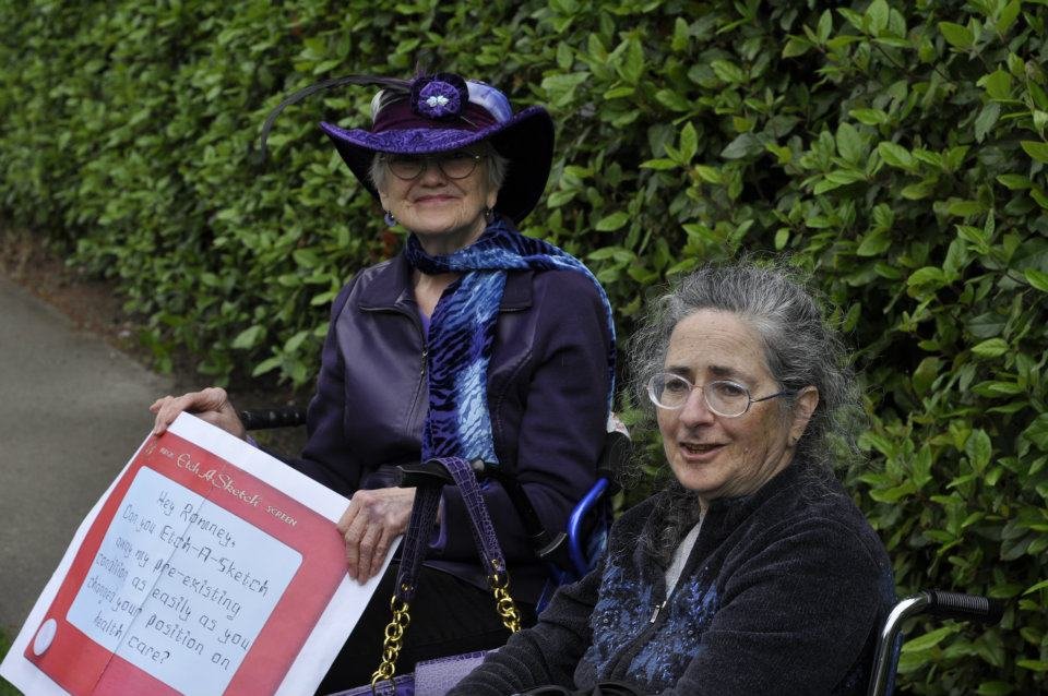 Joyce & Jeannette romney healthcare demo.jpg