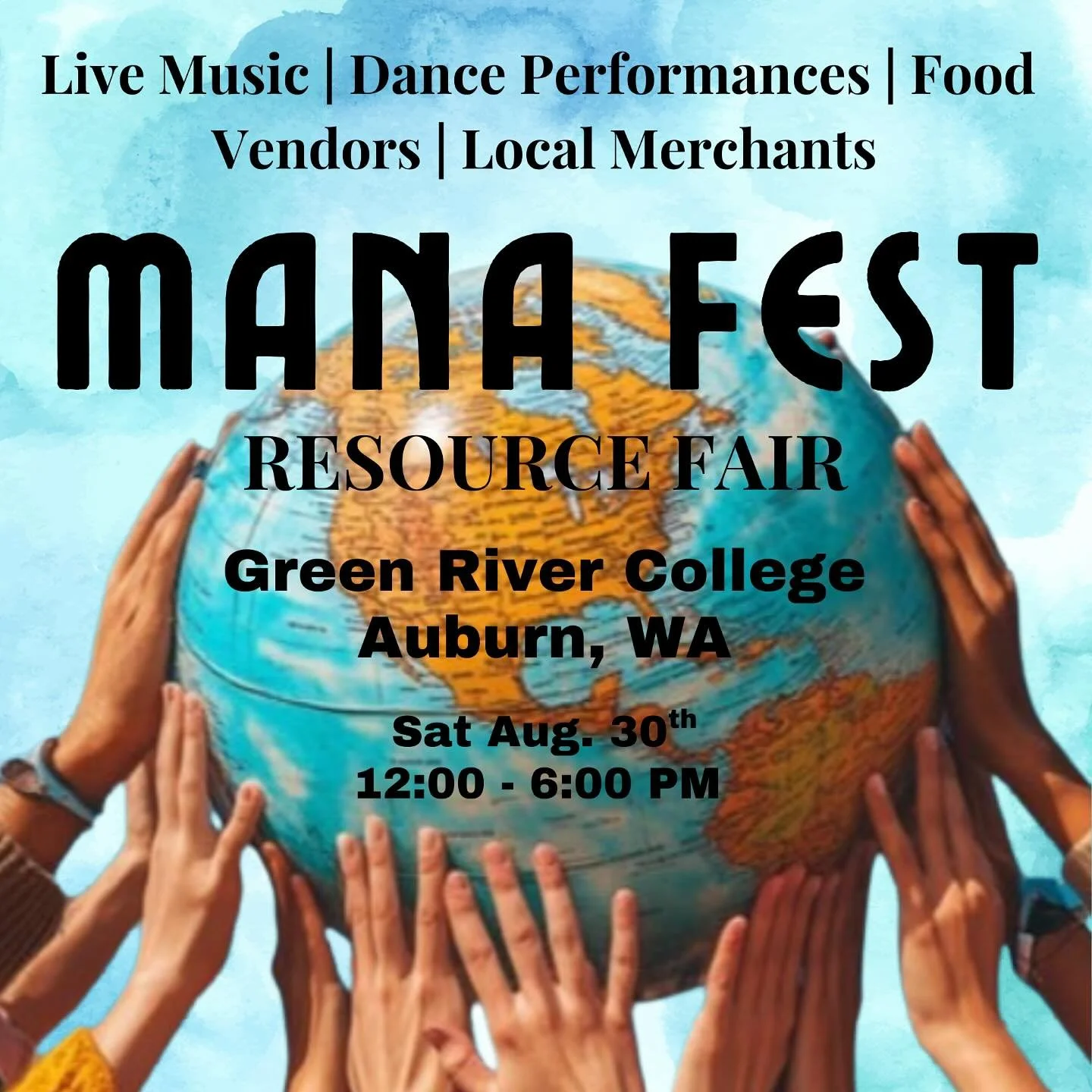 Today, our team will be at @greenriverc in Auburn for @utopia_wa&rsquo;s MANA Festival Resource Fair, a celebration of community, indigenous heritage, and self expression. We hope to see you out at this beautiful campus where we had our 40-ish birthd