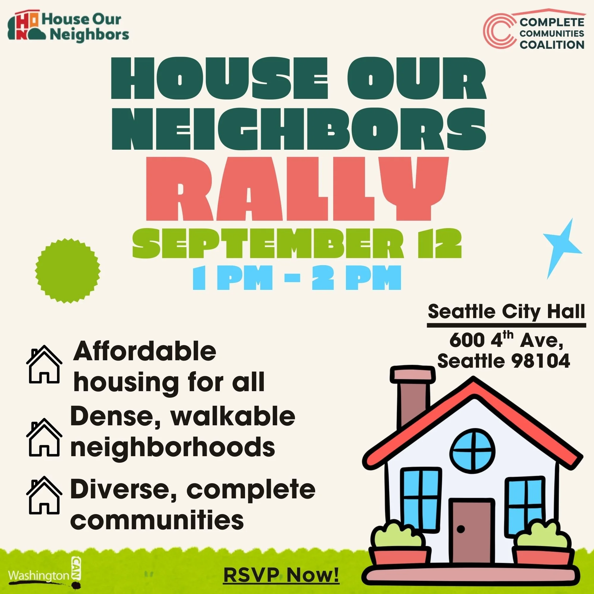 House Our Neighbors Social Housing Rally