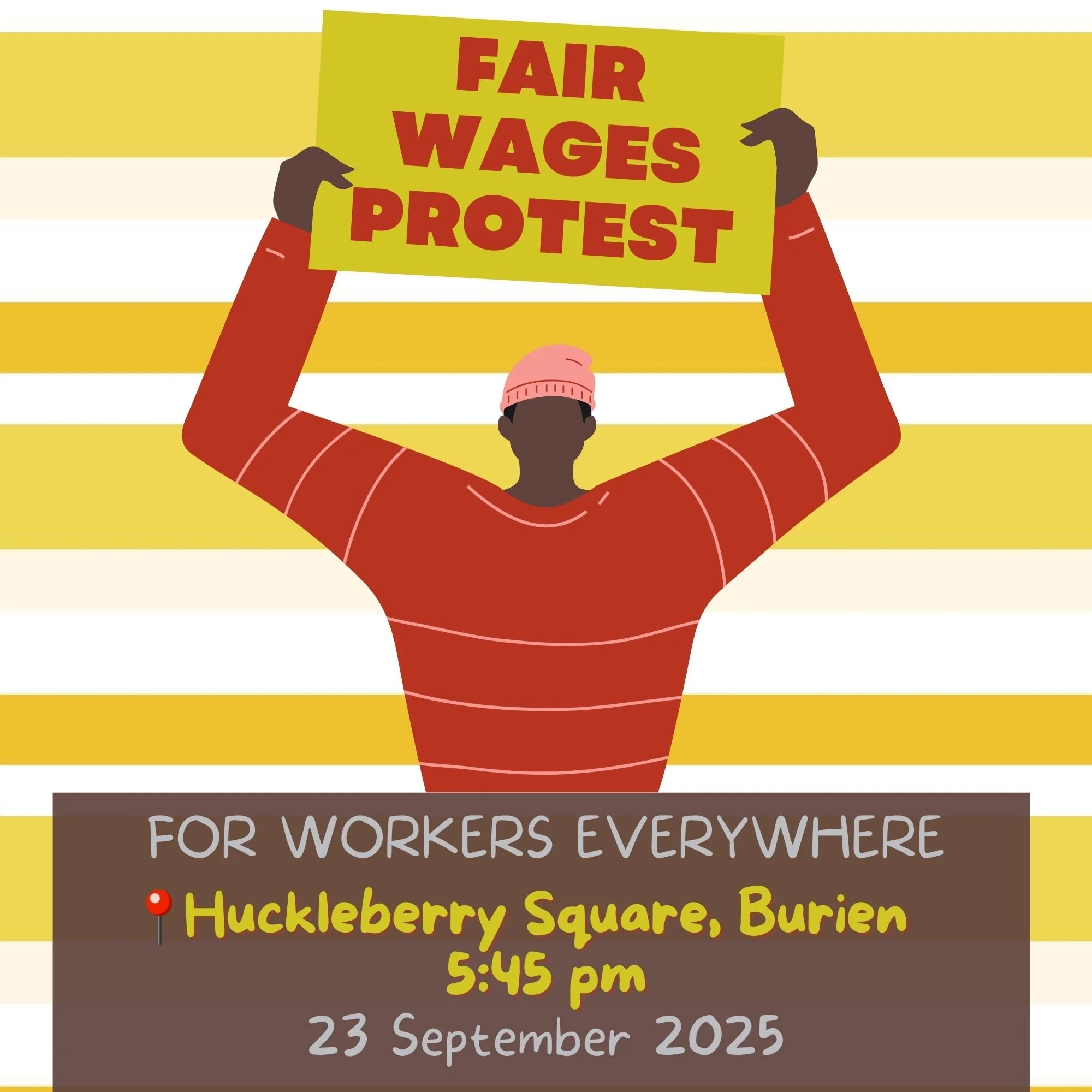 Protest for Fair Wages in Burien