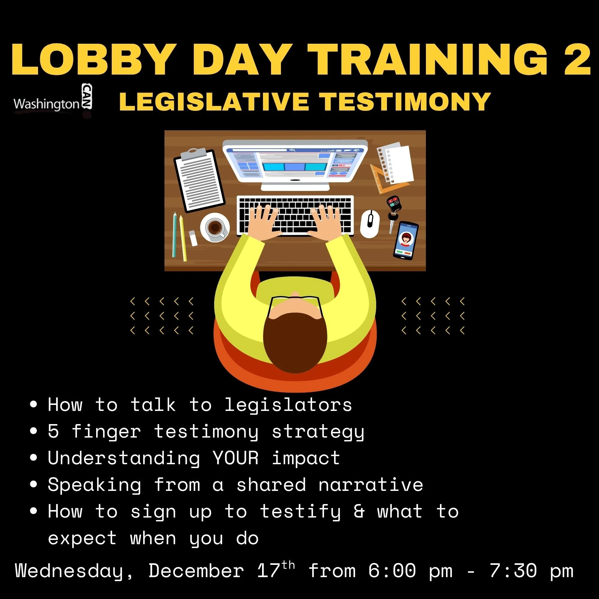 Lobby Day Training 2: How to Give a Legislative Testimony