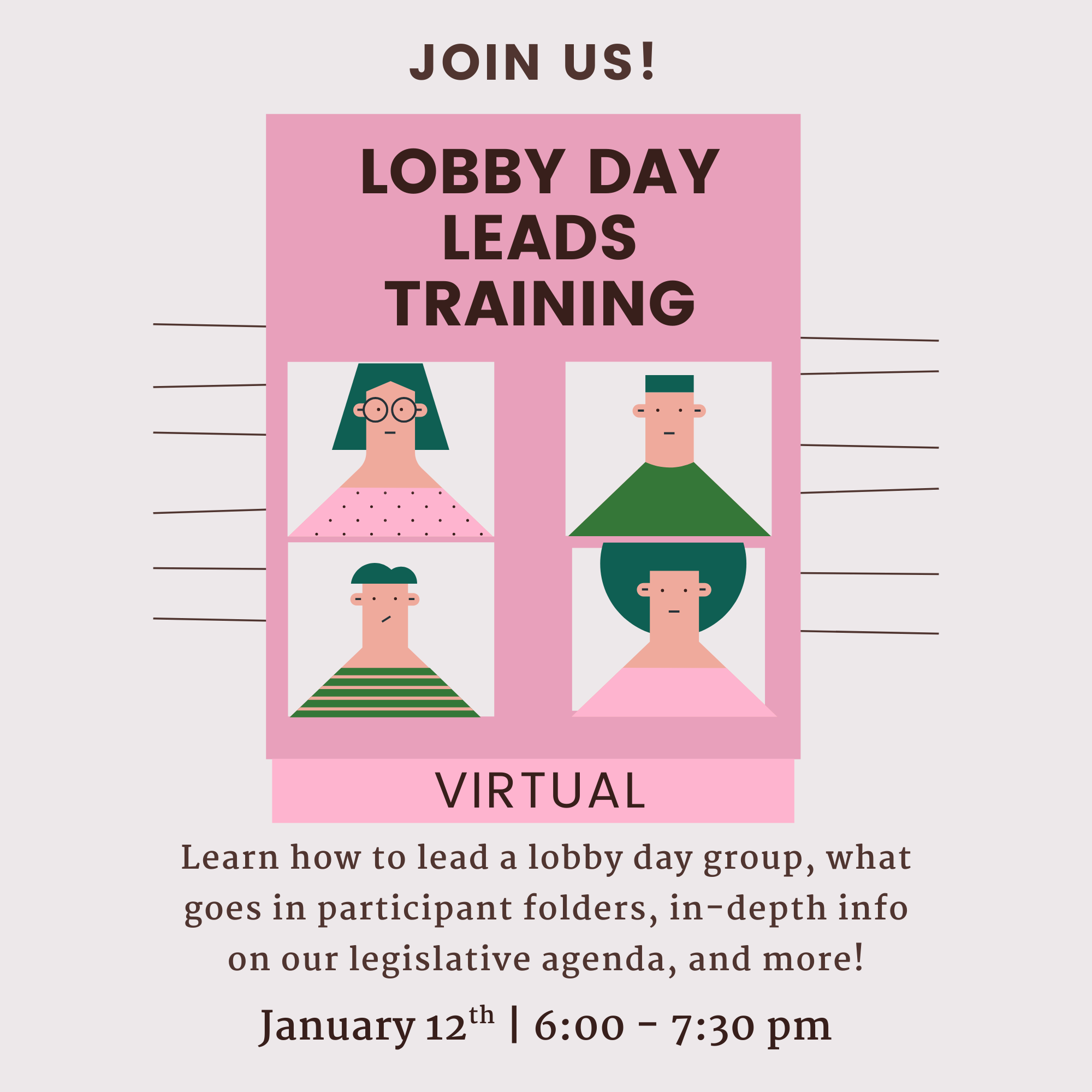 Virtual Lobby Day Leads Training