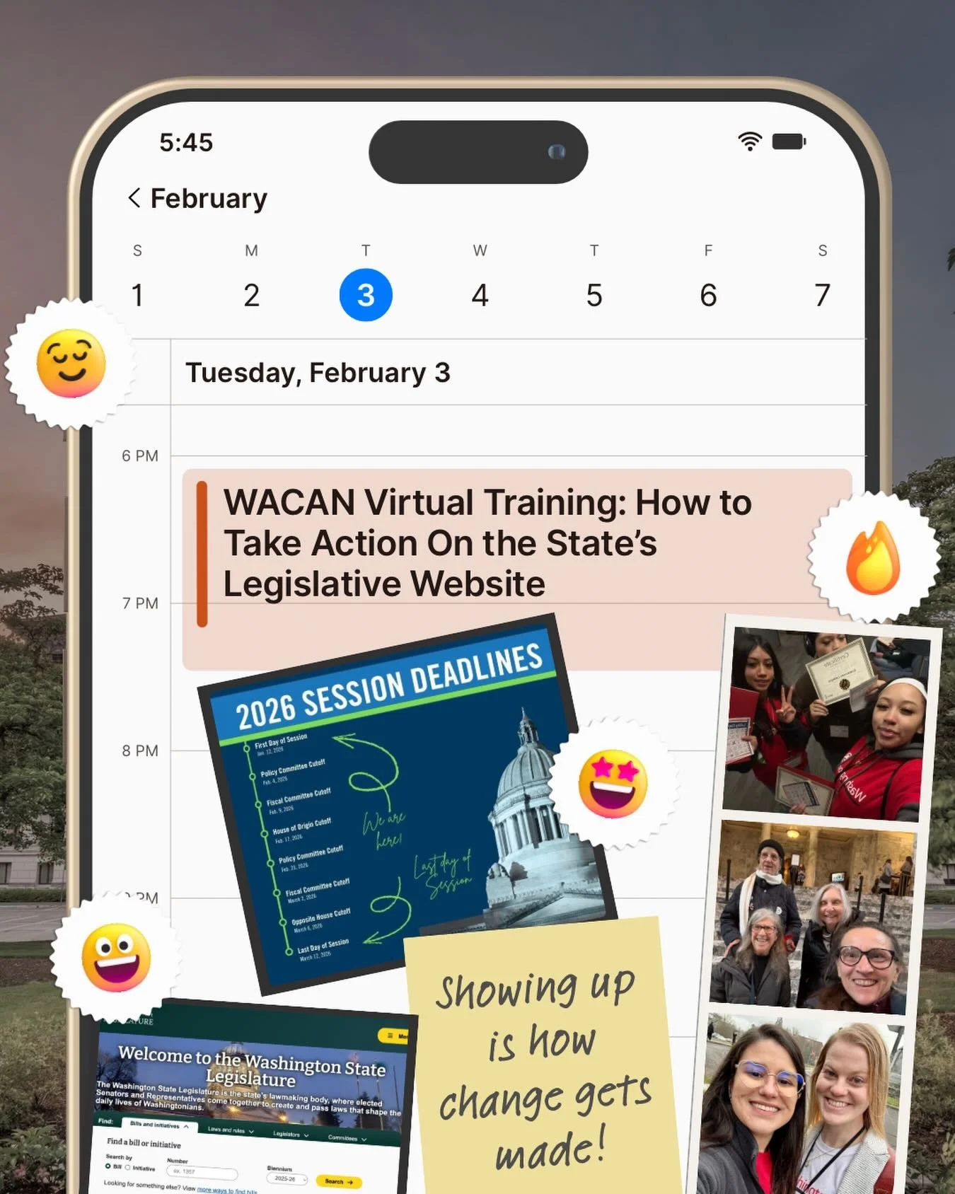 Democracy works when we show up, and even better when we know how to use the systems they built to exclude us. Join WACAN for a virtual training TONIGHT to learn how to take action using Washington&rsquo;s legislative website &mdash; track bills, sub
