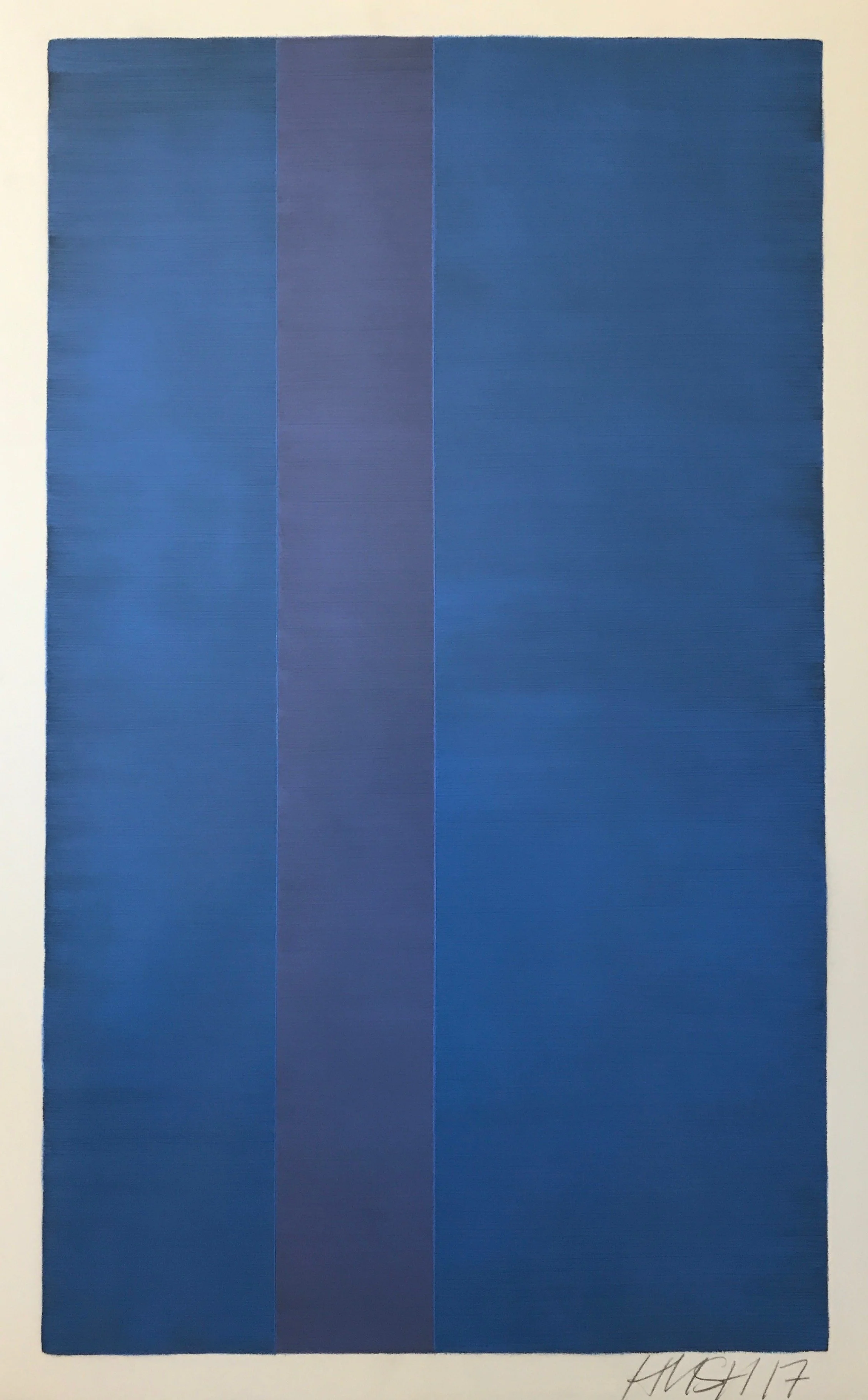   Untitled  2017  Oil on mylar 40” x 25” 