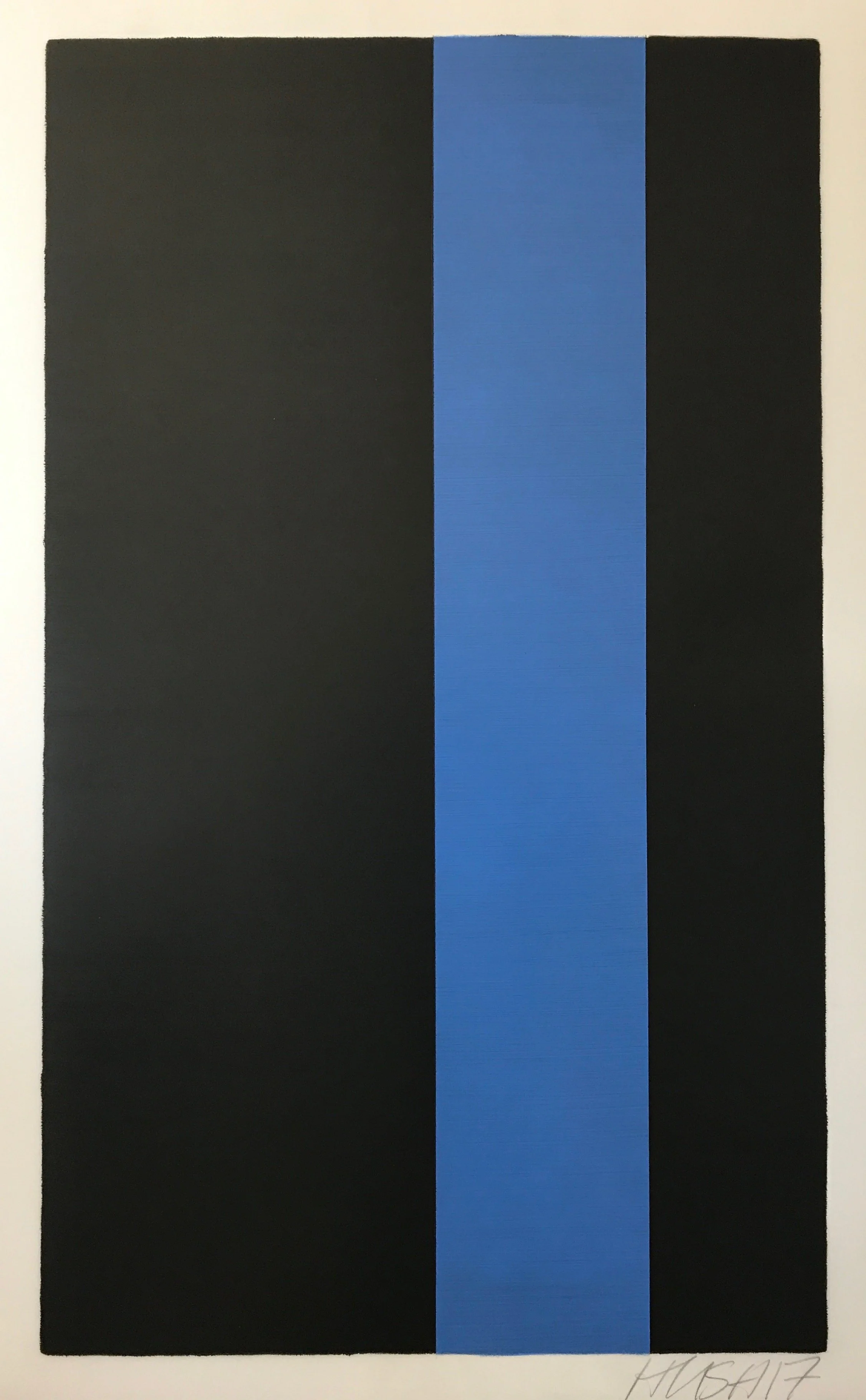   Untitled  2017  Oil on mylar 40” x 25” 