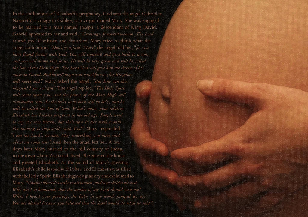 "Pregnant with the Good News"