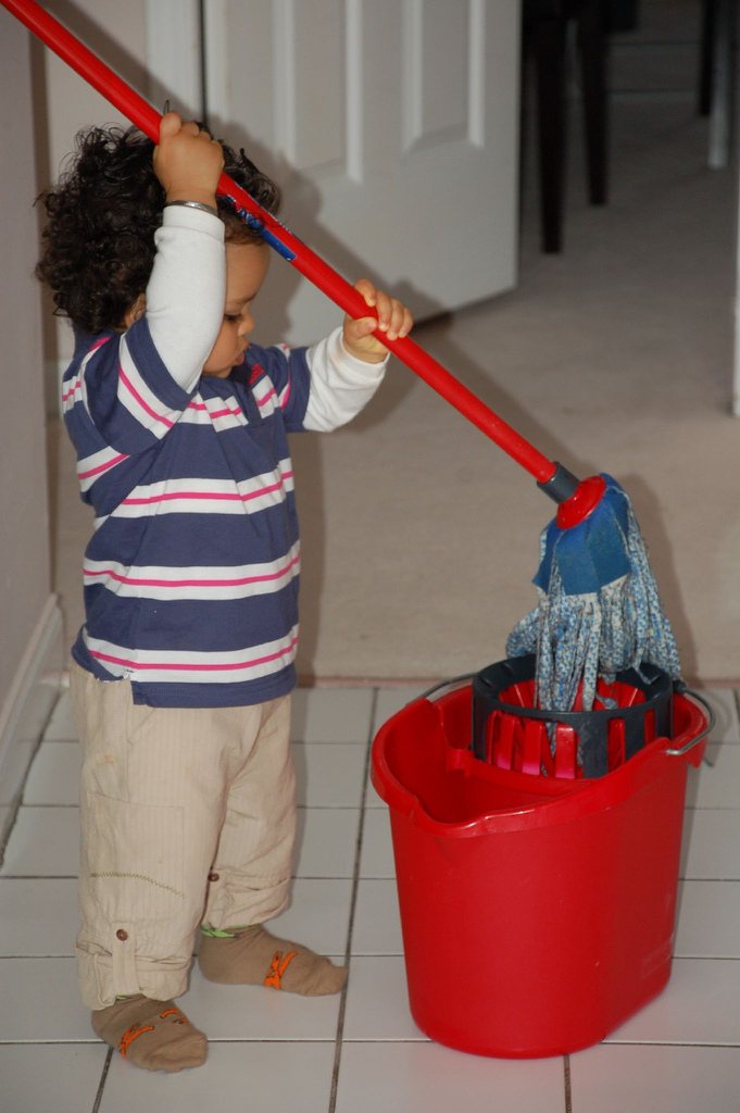 “Letting the kids help”