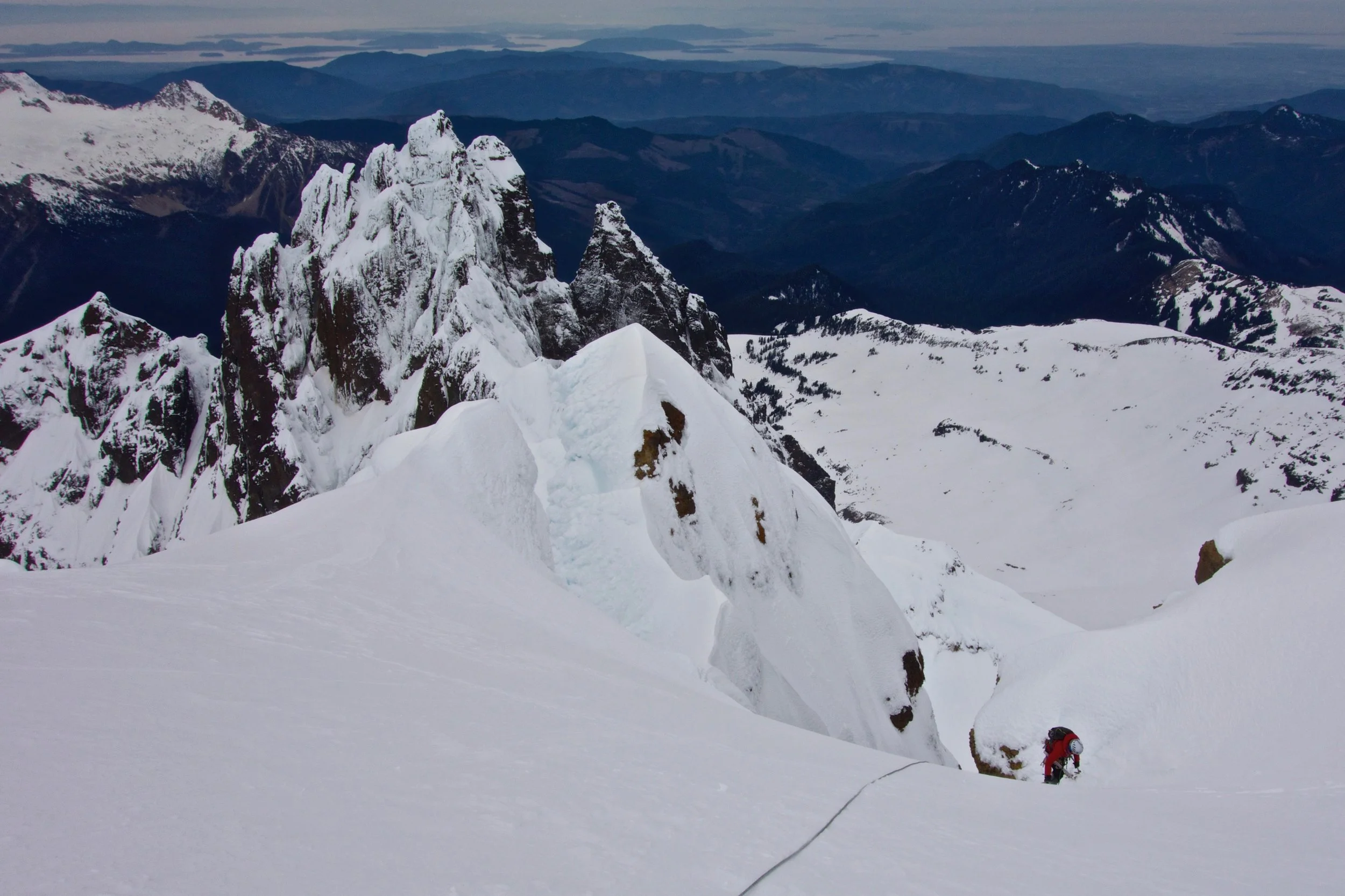 Kelsey topping out Colfax