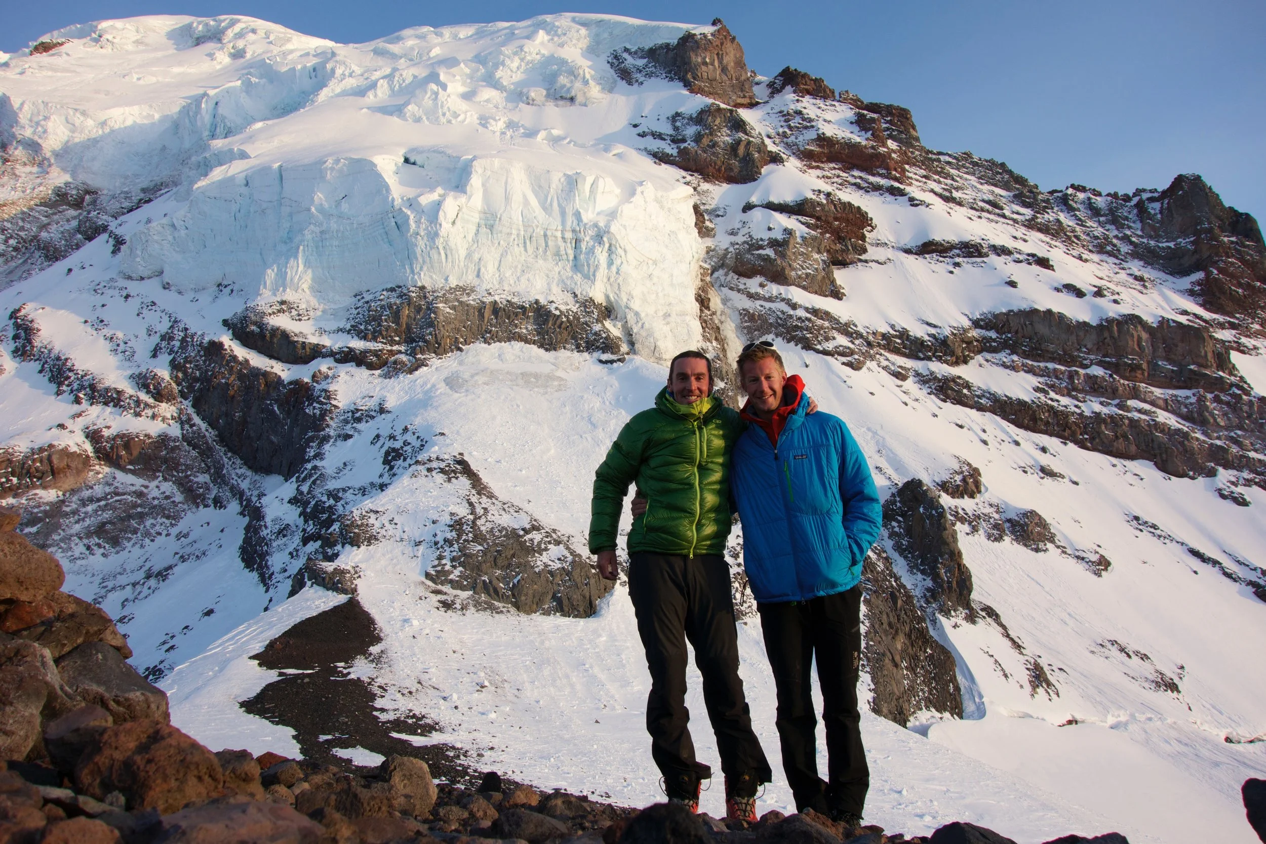 At high camp between our two dinners