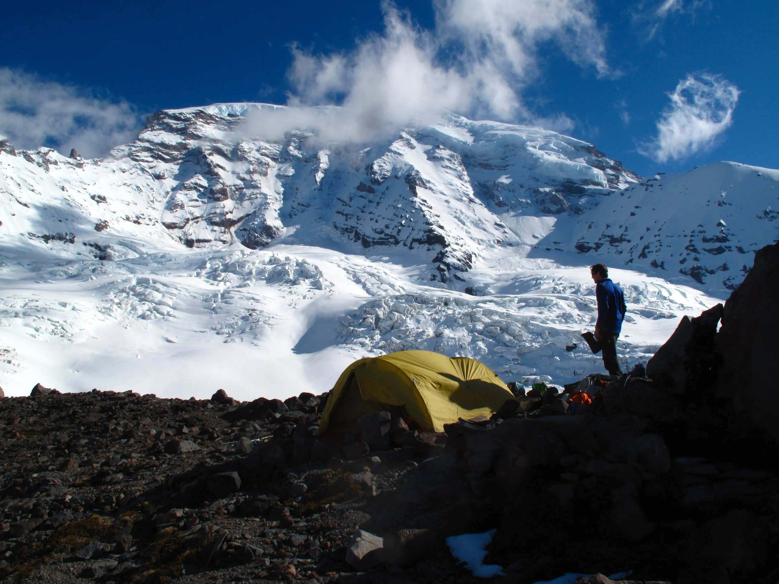Camp on Curtis Ridge