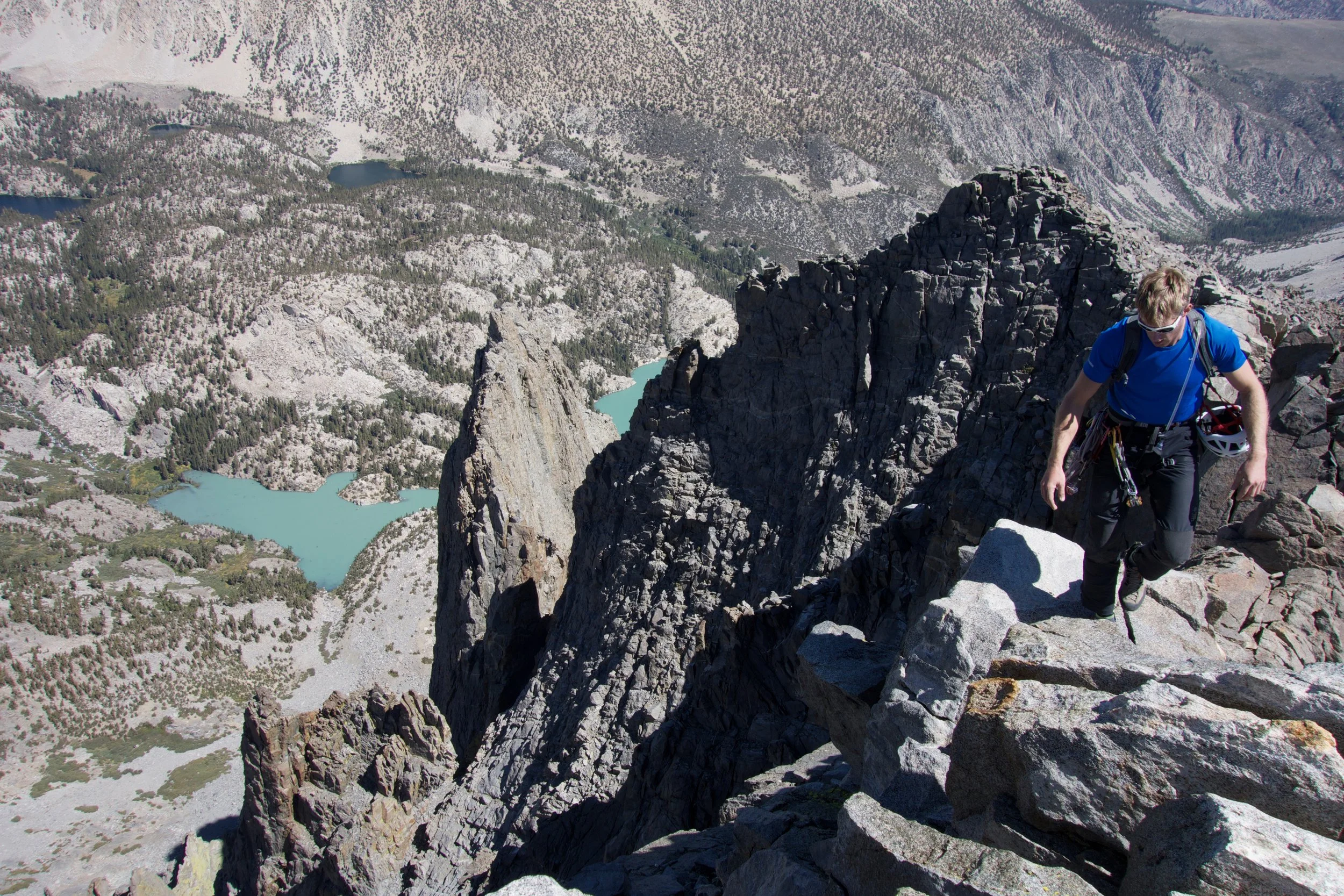 On the ridge between Tample and Gayley. Photo by Dale Apgar.