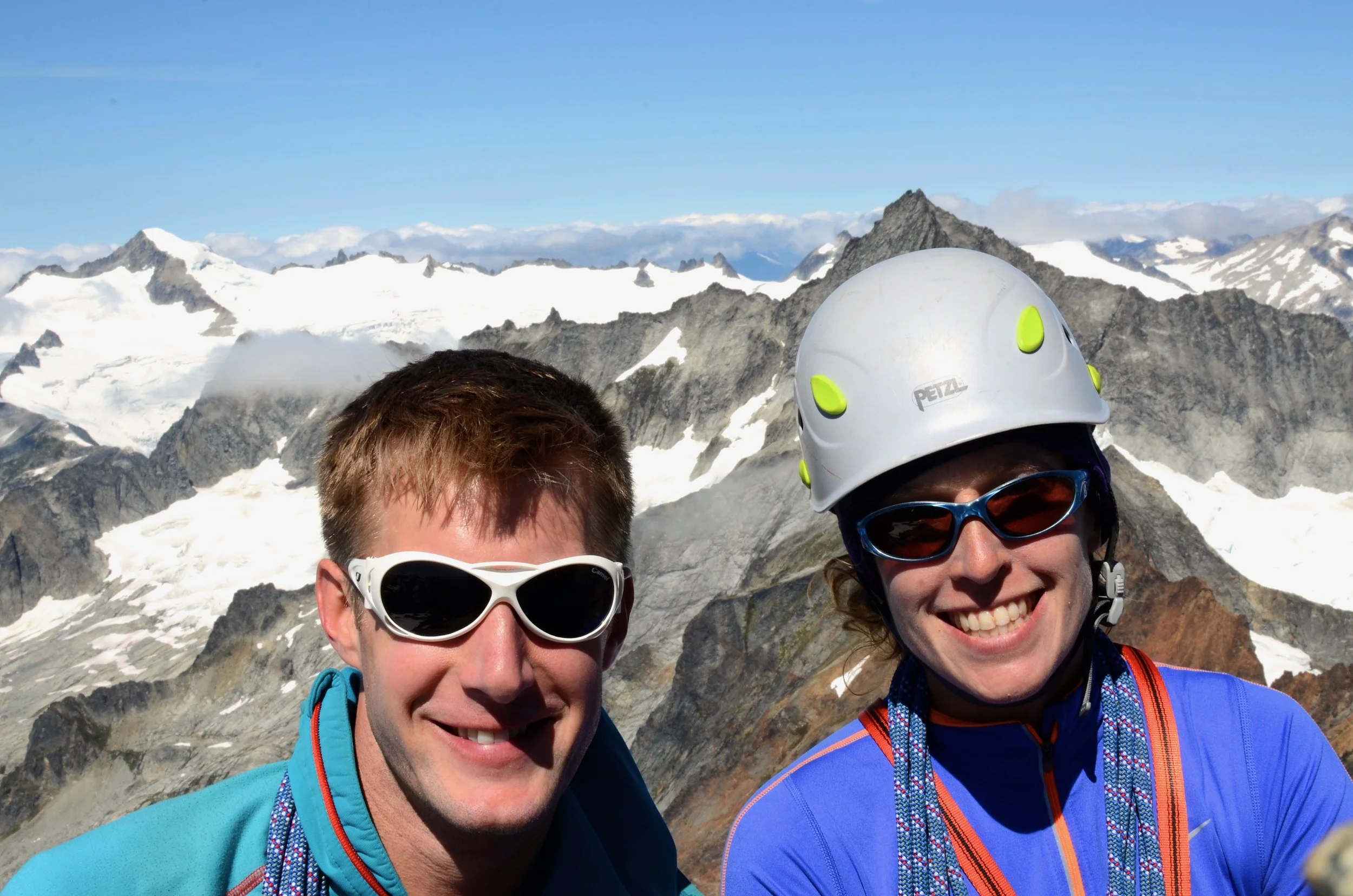 Enjoying the stellar summit views on Sahale