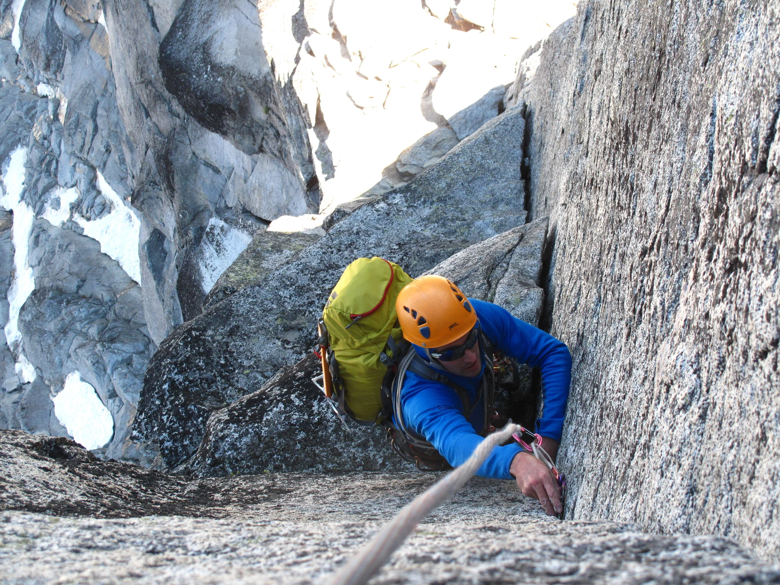 Dale in the dihedral on the gendarme