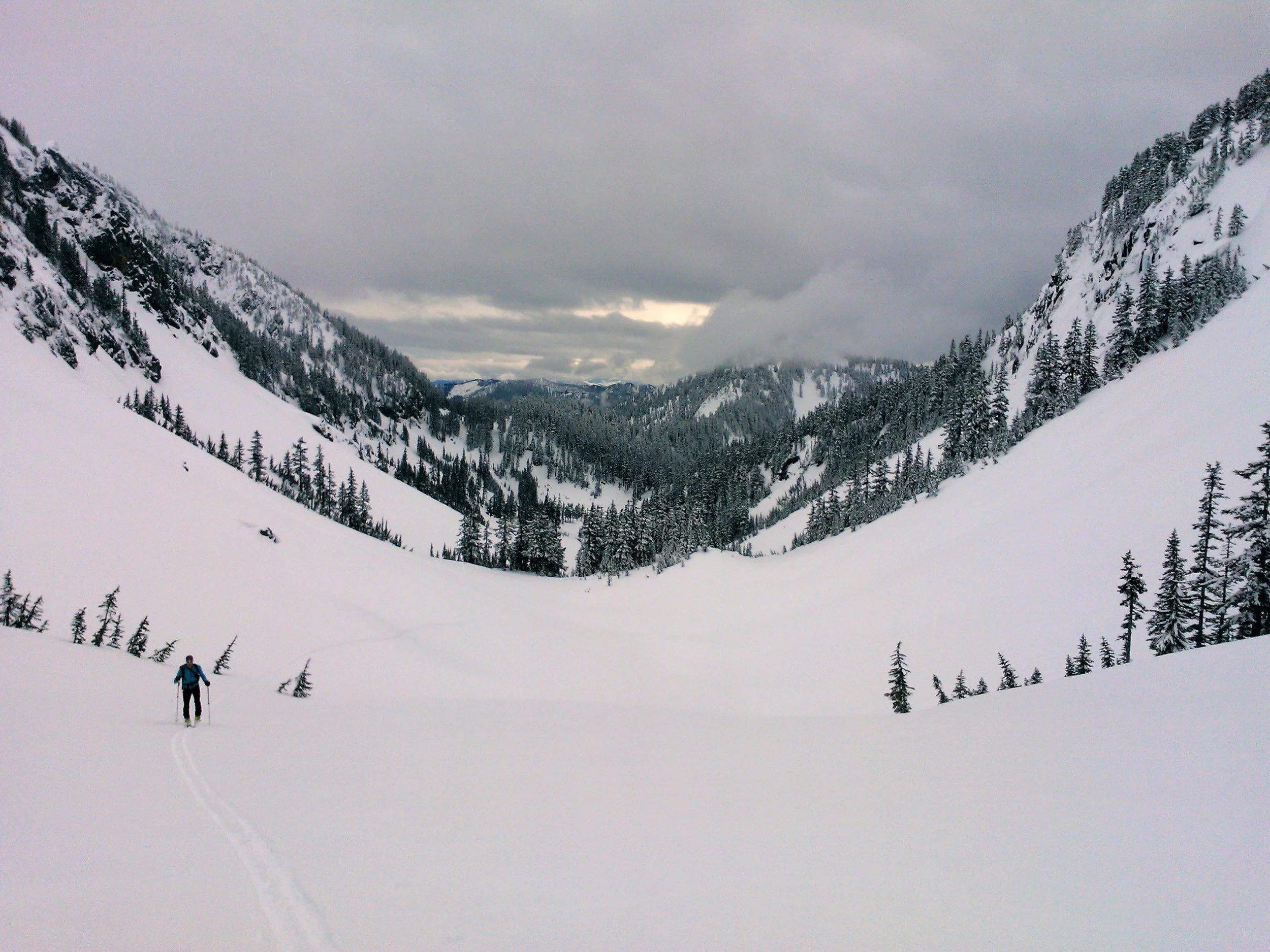 Coming back up from Melakwa Lake