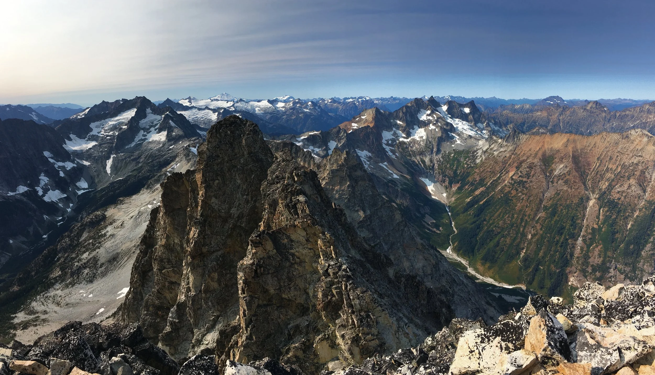 Summit view, looking to the West