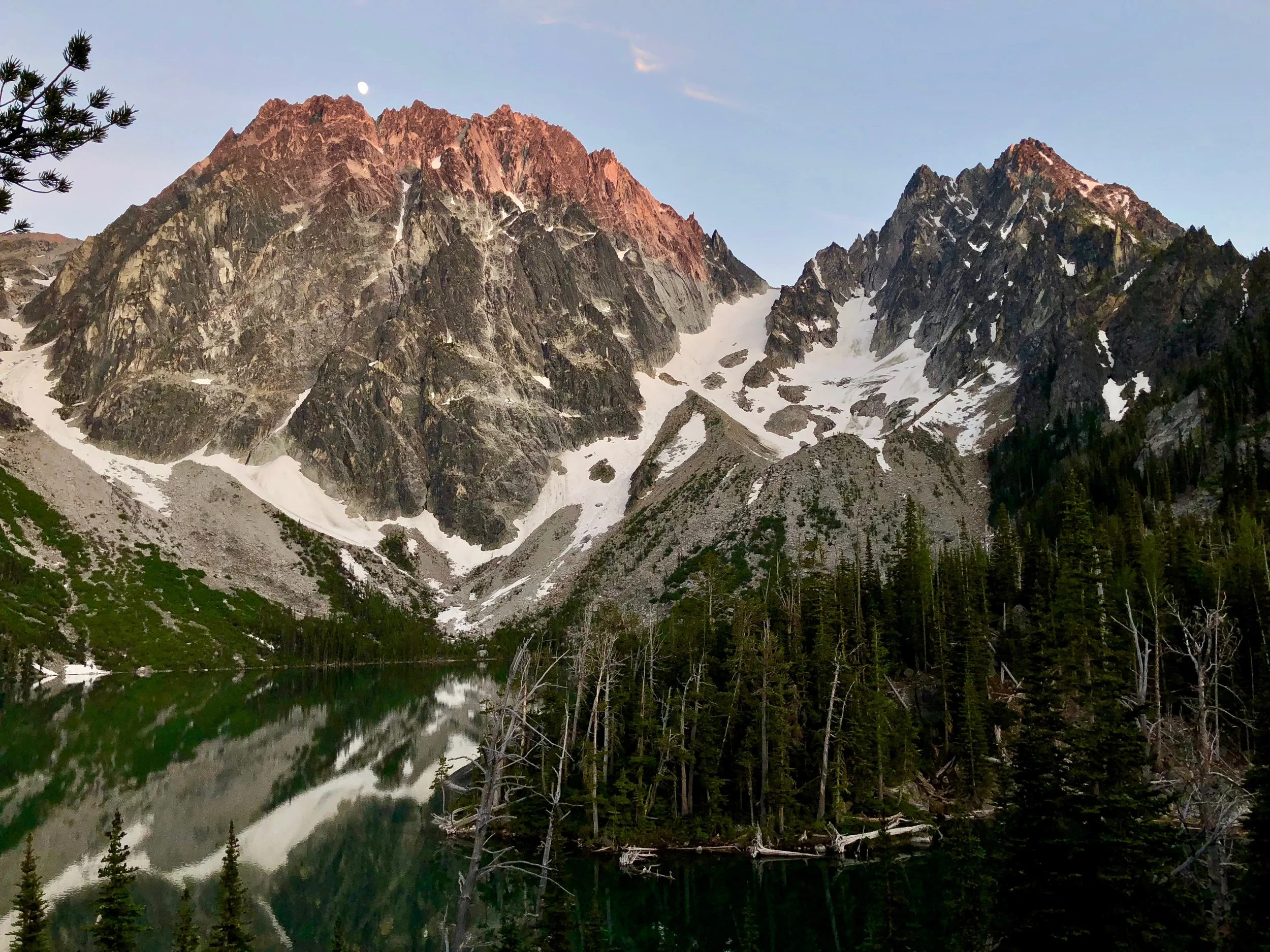Our last look at Dragontail and Colchuck