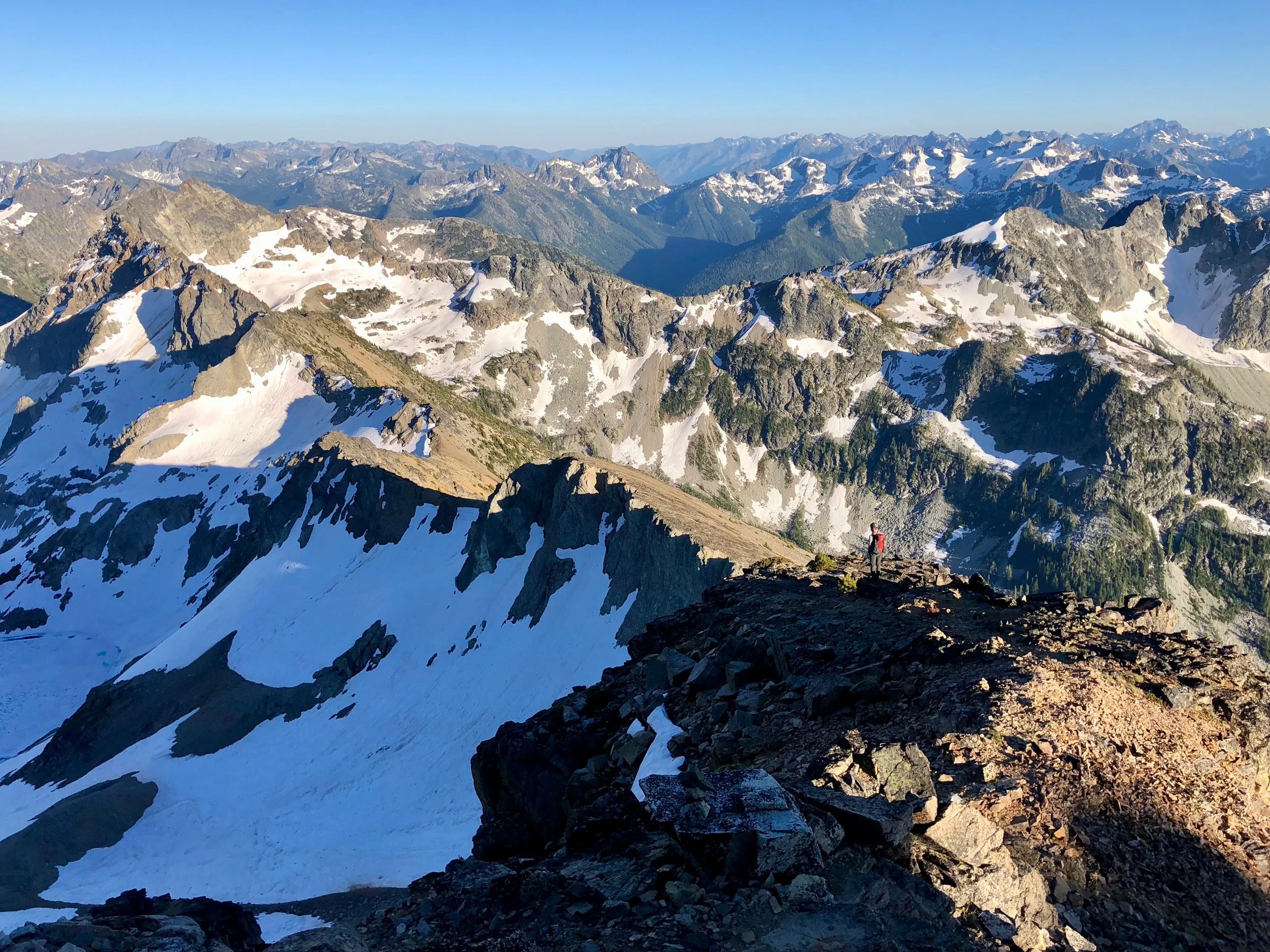 Nearing the base of the South Ridge