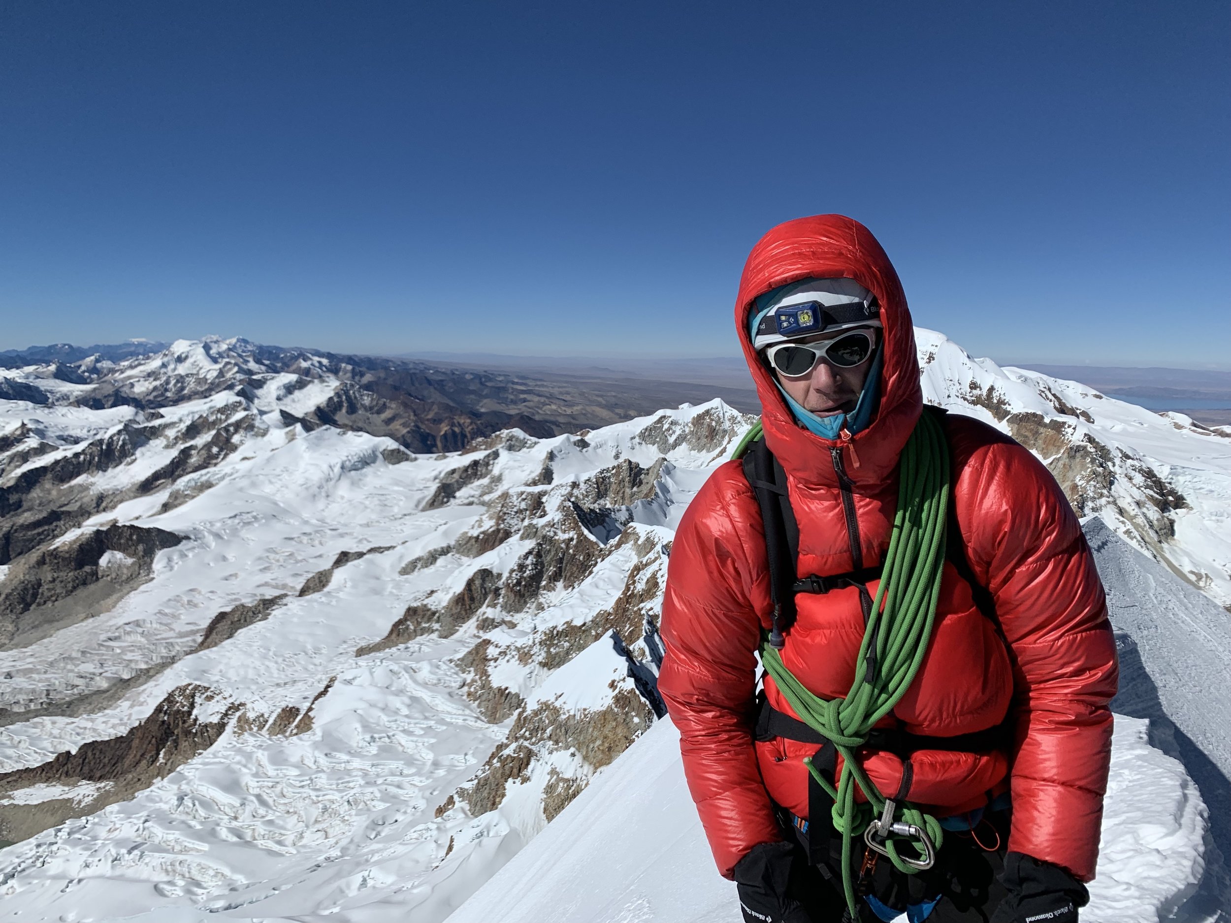 Me, looking cold on the summit