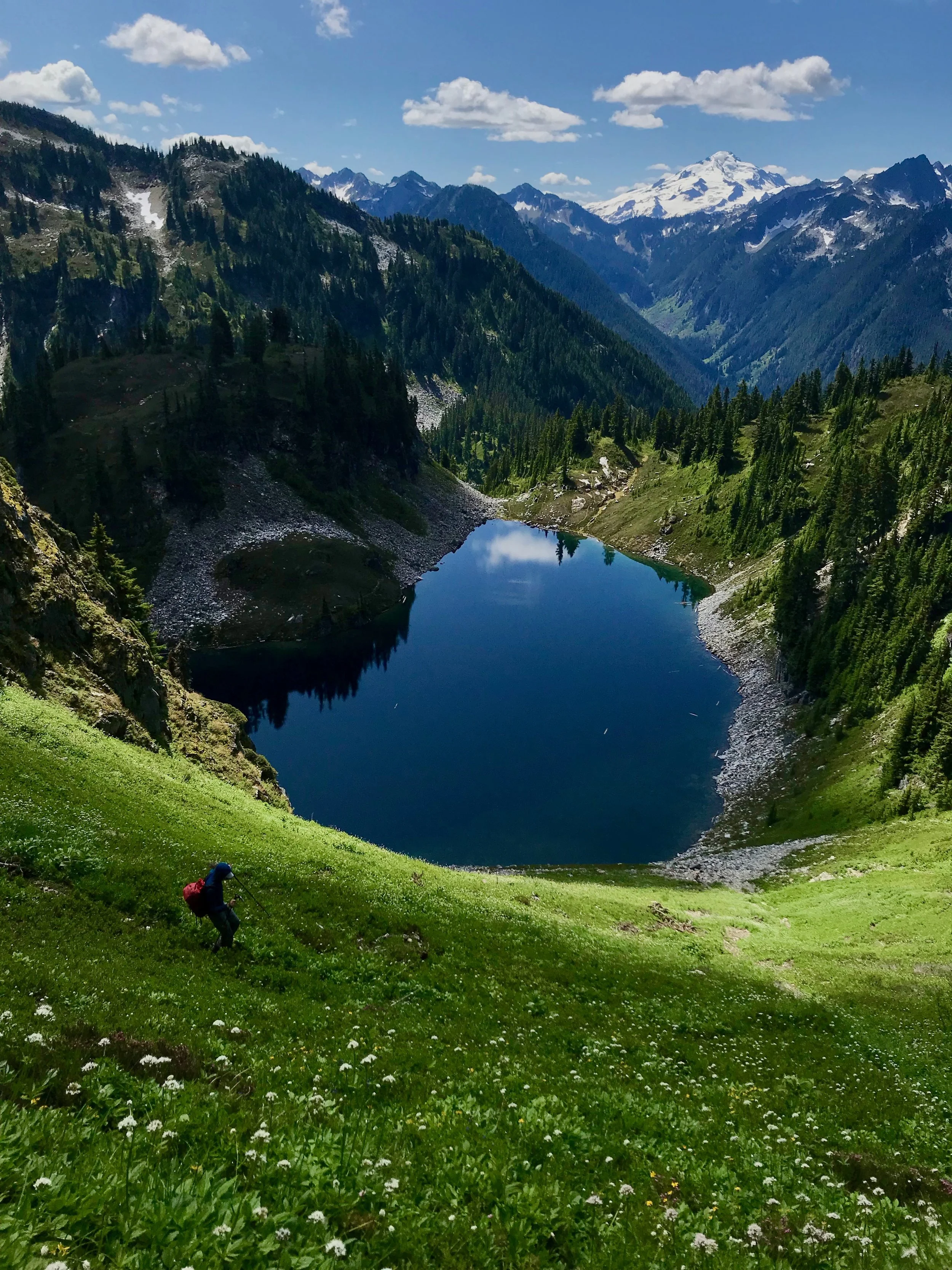 Cub Lake and Glacier Peak