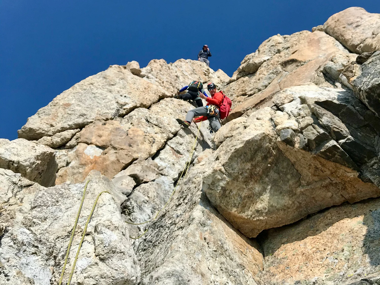 Upper Exum Ridge on Grand Teton — Trip Report — Jeff Hebert