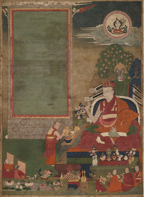  Lama Engaged in Ritual c. 17th century. Source: Wikimedia Commons 