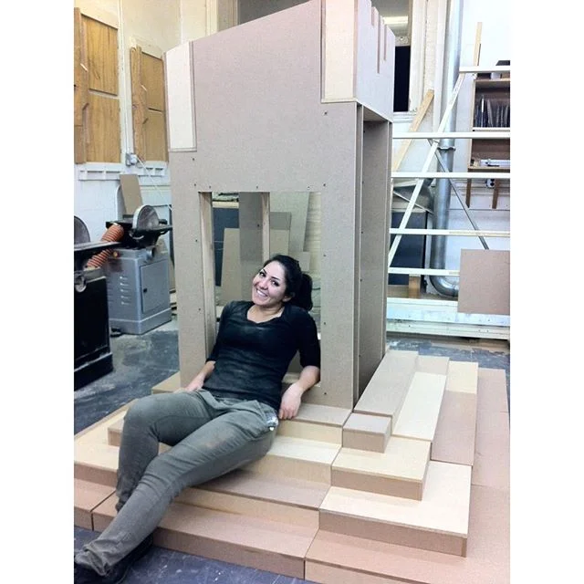 Tbt to when I was in architecture school. I&rsquo;m pretty sure later that exact night the table saw gave me a good lesson on respecting it 😂 @prologos_pho .
.
.
.
#prattinstitute #architecture #tbt #woodshop #woodworking #liveauthentic #lovewhatyou
