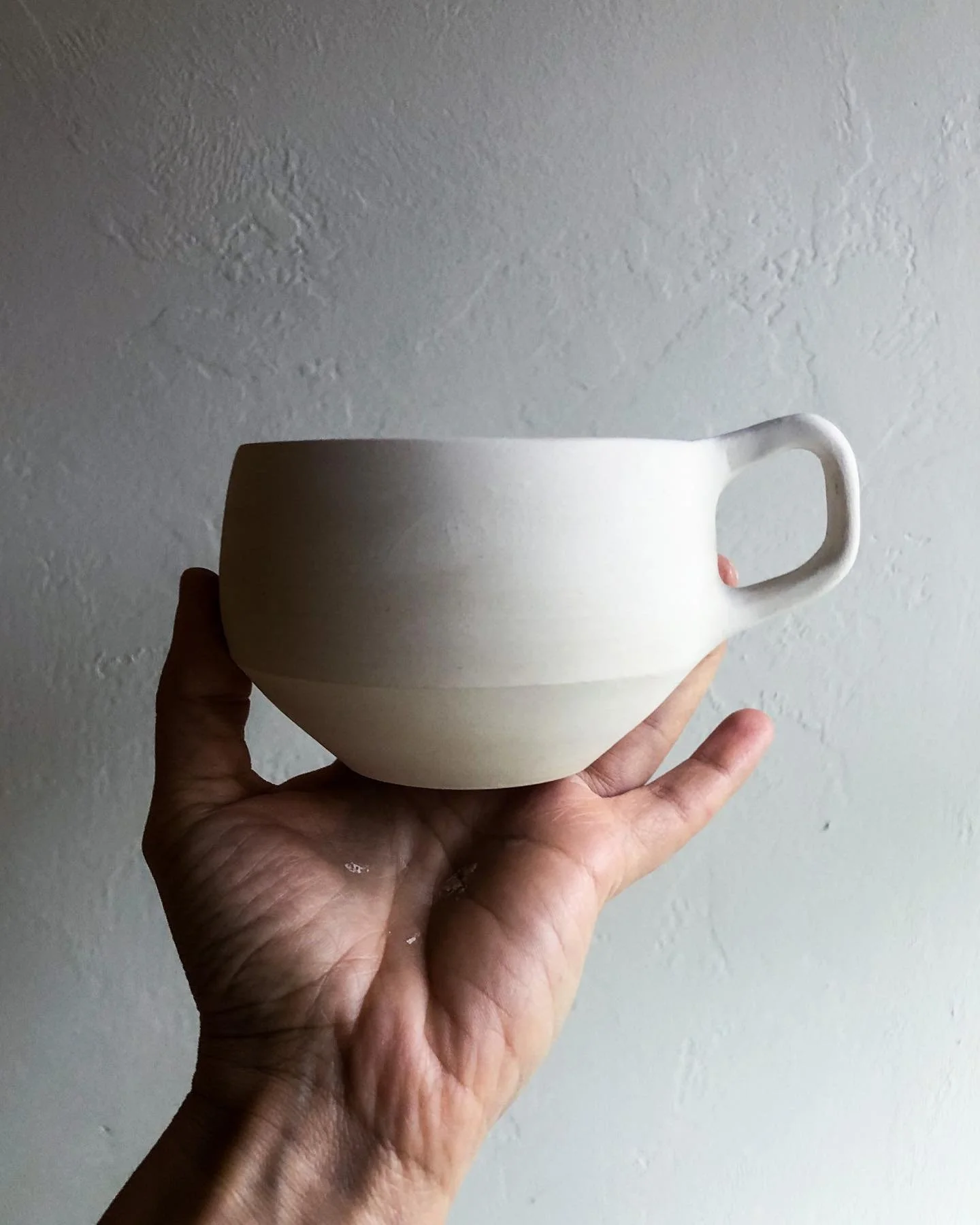 This is the mug I&rsquo;ve decided I like the best and will be replicating. What I like about this mug most is the size and proportions of it. The handle can definitely improve. I&rsquo;m going to throw as many as needed to achieve the same result co