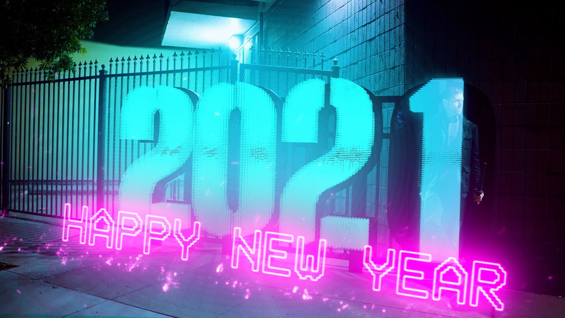 New Year 2021 Cyberpunk