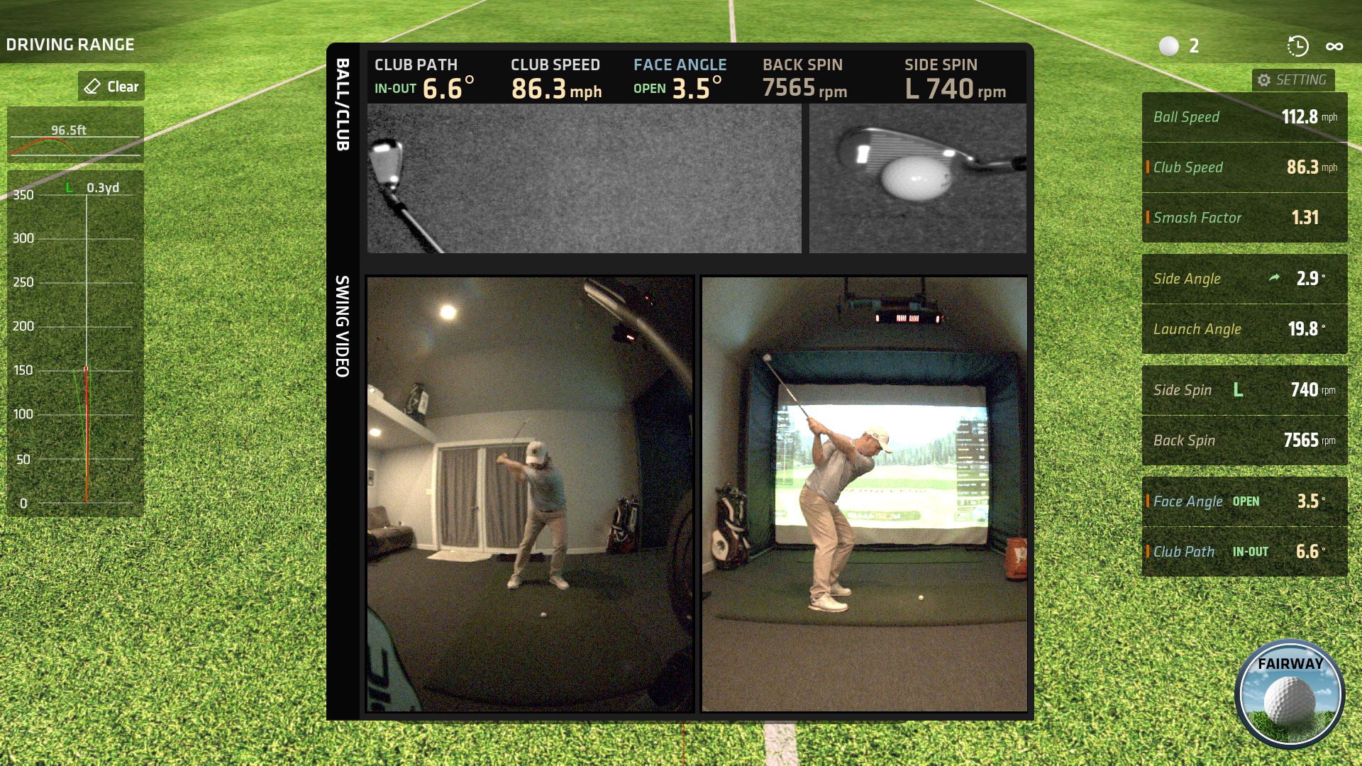 Uneekor Refine Swing Analysis and Club Data after balls hit 2.png