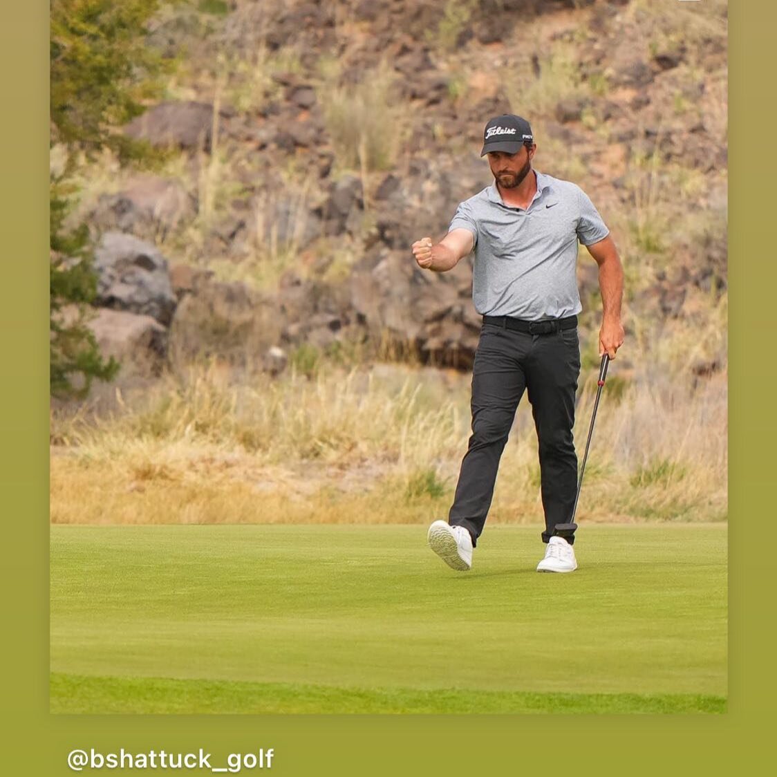 @bshattuck_golf &ldquo;Incredible experience this week in New Mexico with @ryanwilsun on the bag at the PGA Professional Championship at Twin Warriors Golf Club. Thank you for all the support and to everyone who has helped make this victory possible.