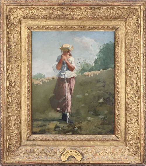 Winslow Homer, "The Shepherdess"