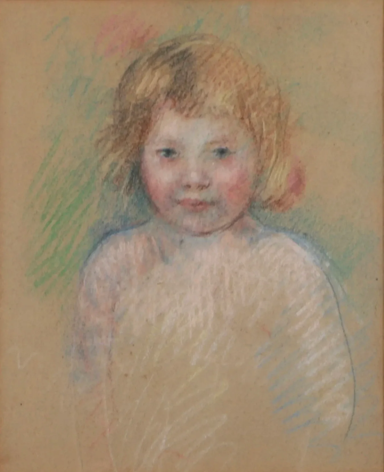 Mary Cassatt, "Portrait of a Little Girl"