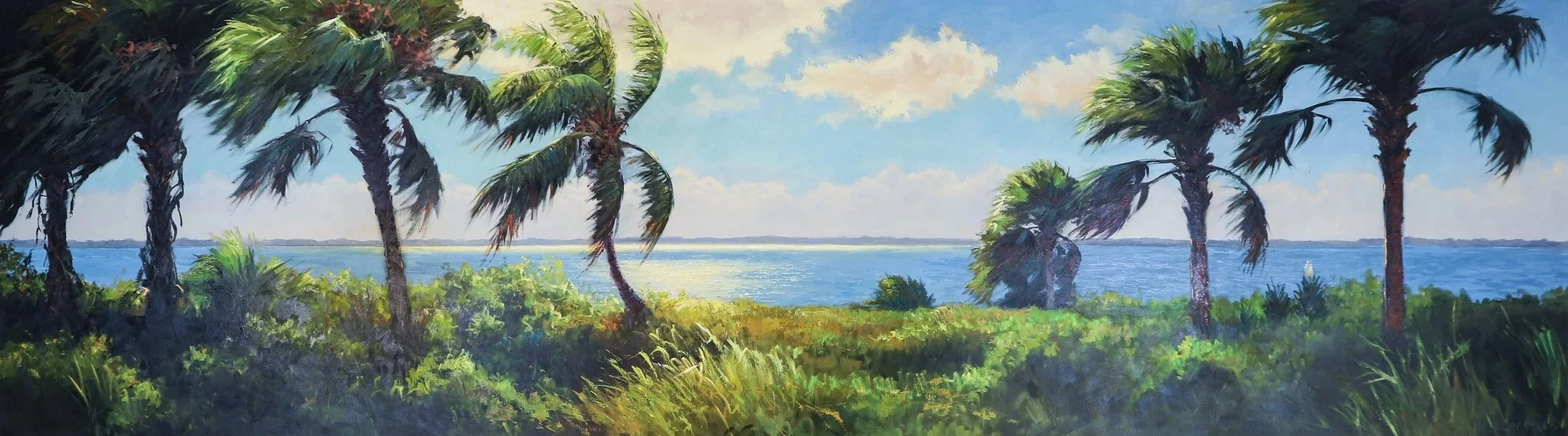 A.E. Backus, Untitled (Tropical Landscape)