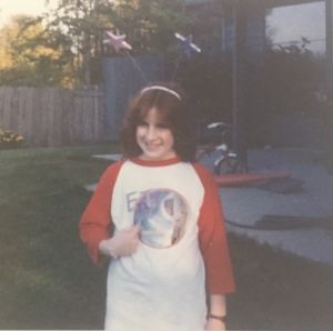 I think this was 1981? I must have been 10 years old. In the backyard of our house in Redmond, washington where I spent my formative years. i still have dreams that take place in that house.