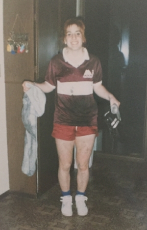 I played soccer for most of high school. I didn't make varsity my senior year which was partly because I wasn't super skilled in footwork and partly because I wouldn't kiss the coach's ass. Always the rabble rouser, I hated brown nosing, especially to a grown man that fed off the attention of high school girls.