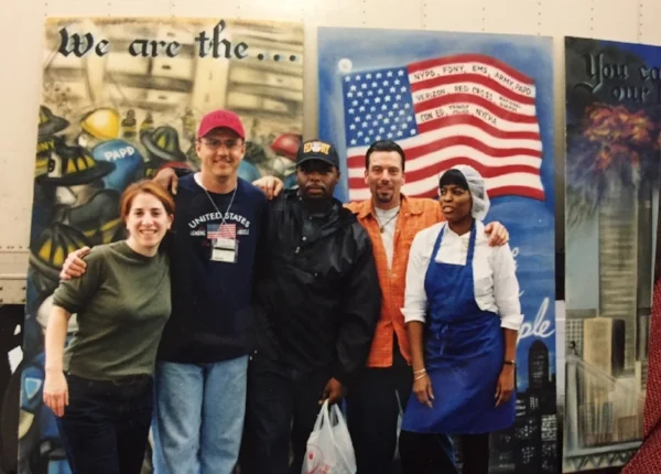People sent art, food, cards, cookies, money, hugs. Everything good that humans make, we were in this rare and honorable position of getting it to the right people. 