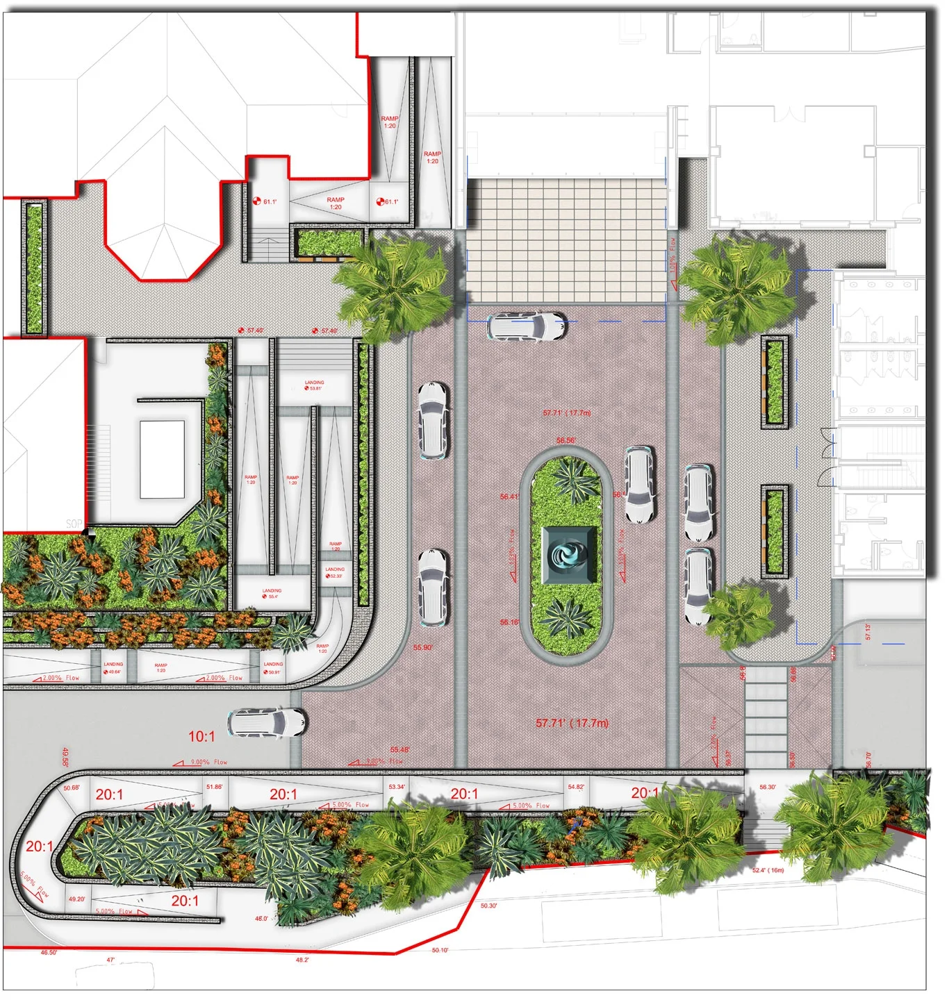 King Edward Memorial Hospital - Entrance Forecourt