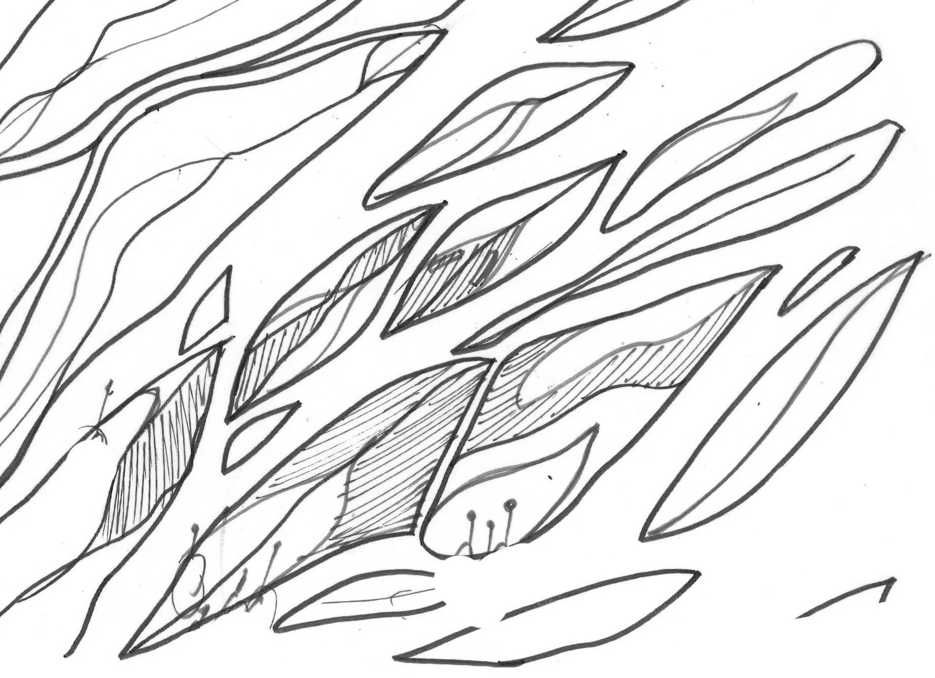 Chinese Green Building Park - Entrance Sketch