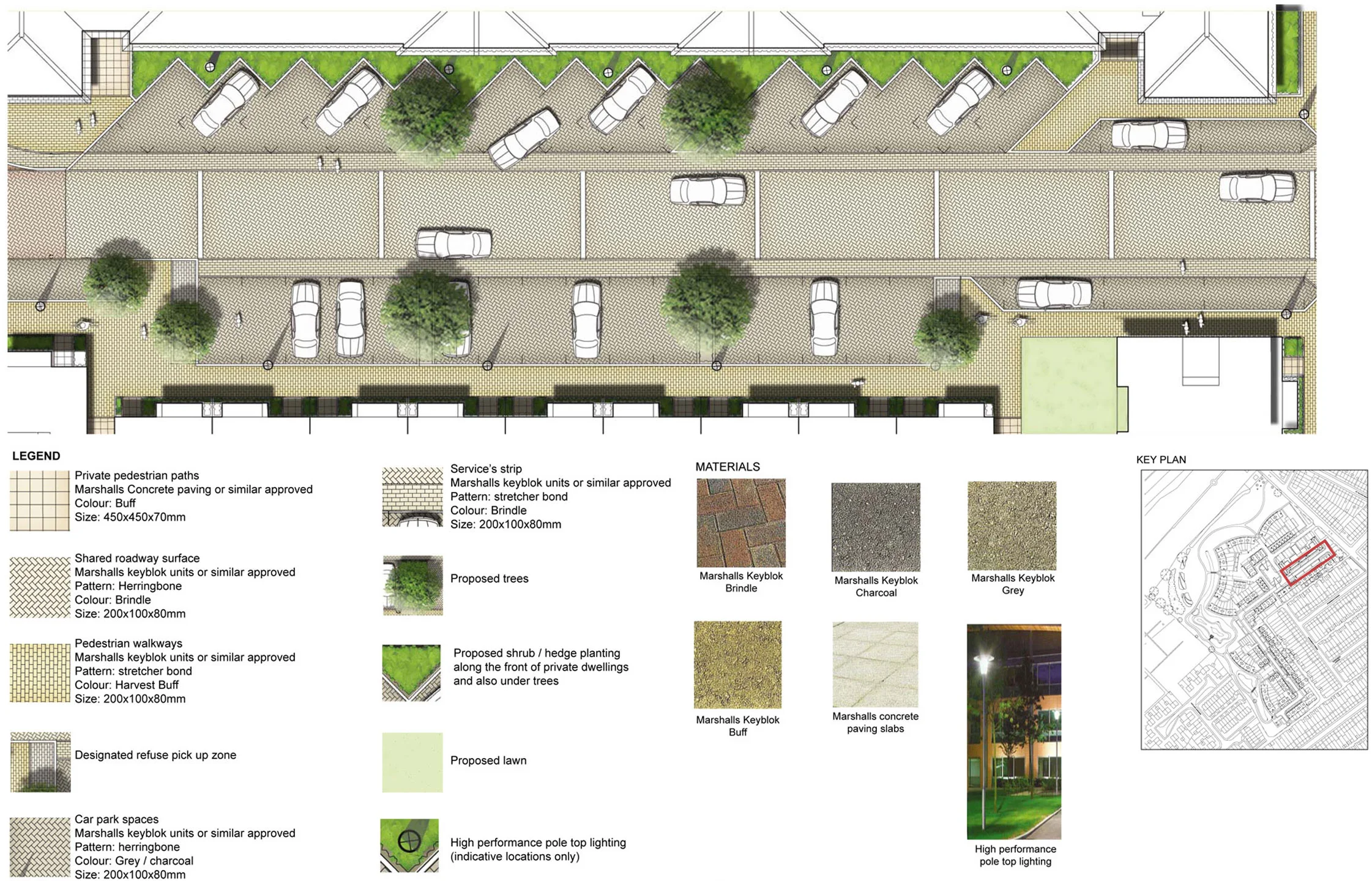 Rowan Road Merton - Streetscape Hardworks Palette
