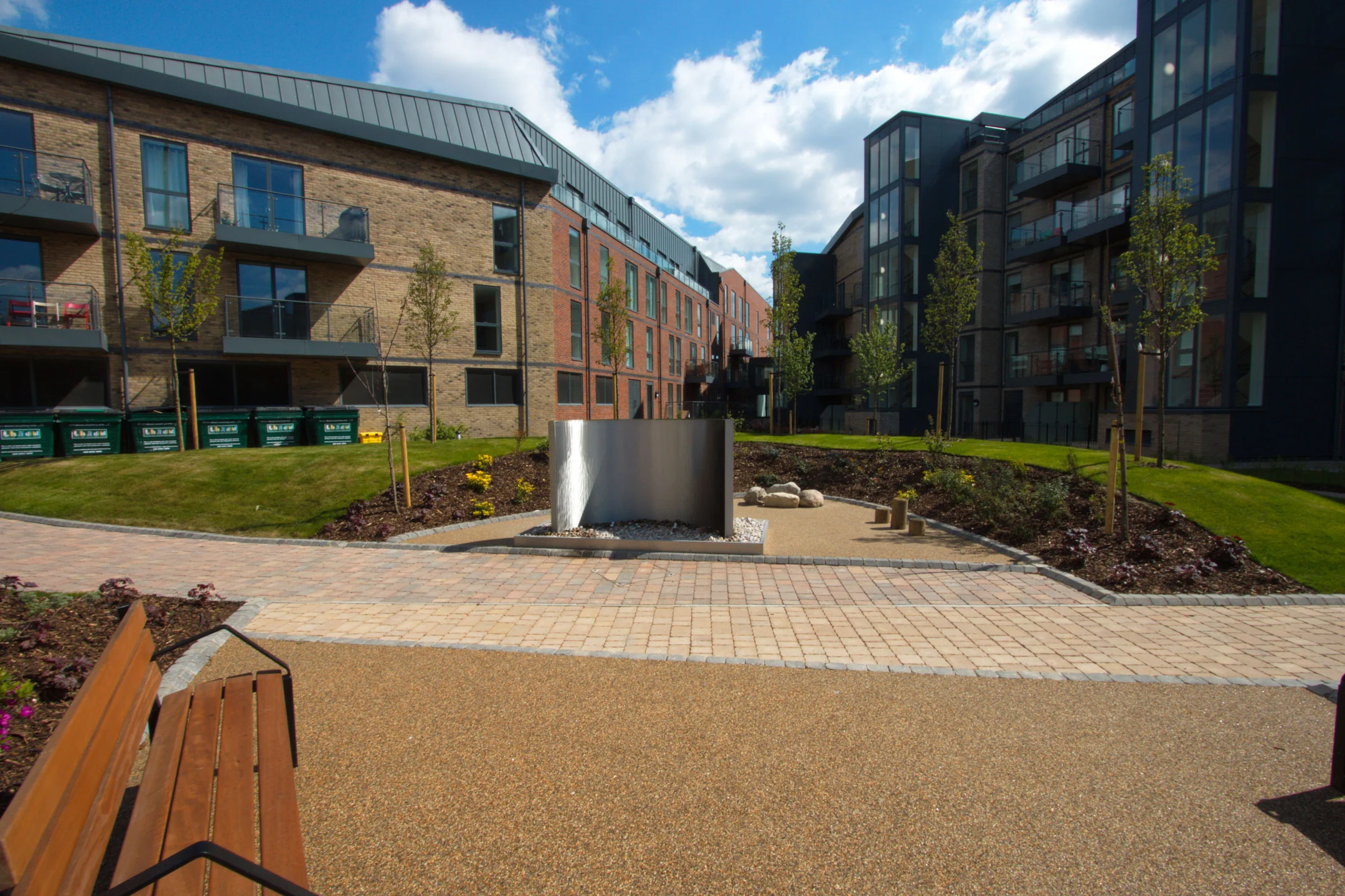 Leyton Central - Courtyard & Water Feature