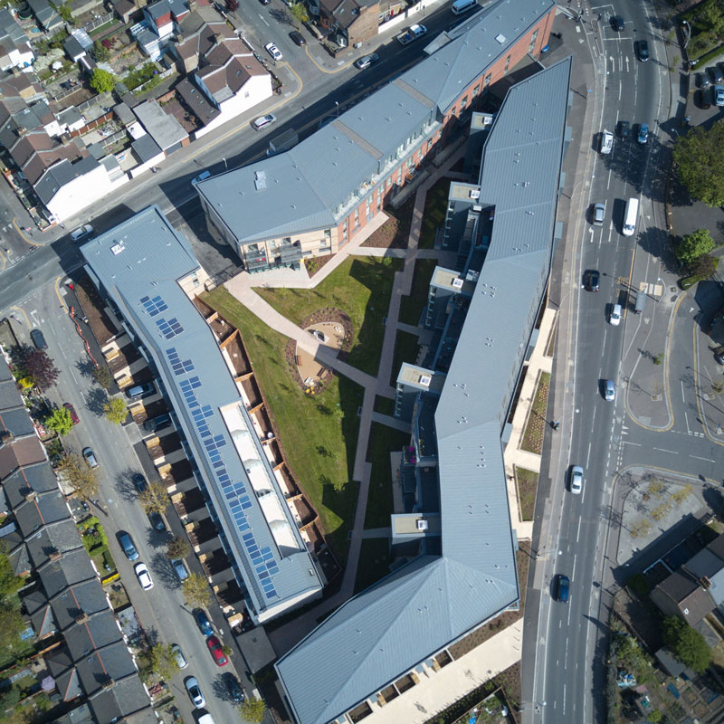 Leyton Central Aerial View