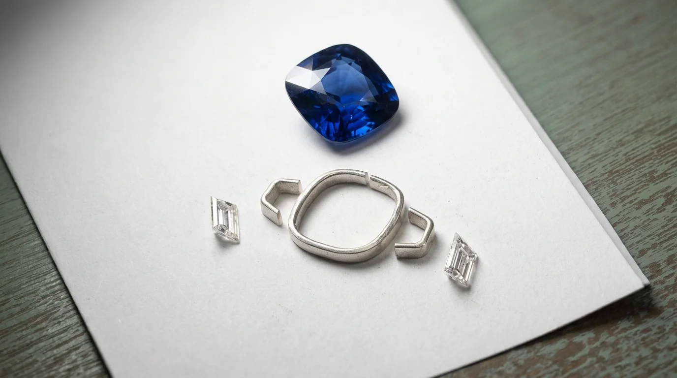 ej_bespoke_blue sapphire metal setting diamonds