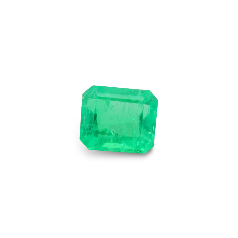 Emerald Shape Beautiful Natural 7.34 Ct Zambian Emerald Gemstone