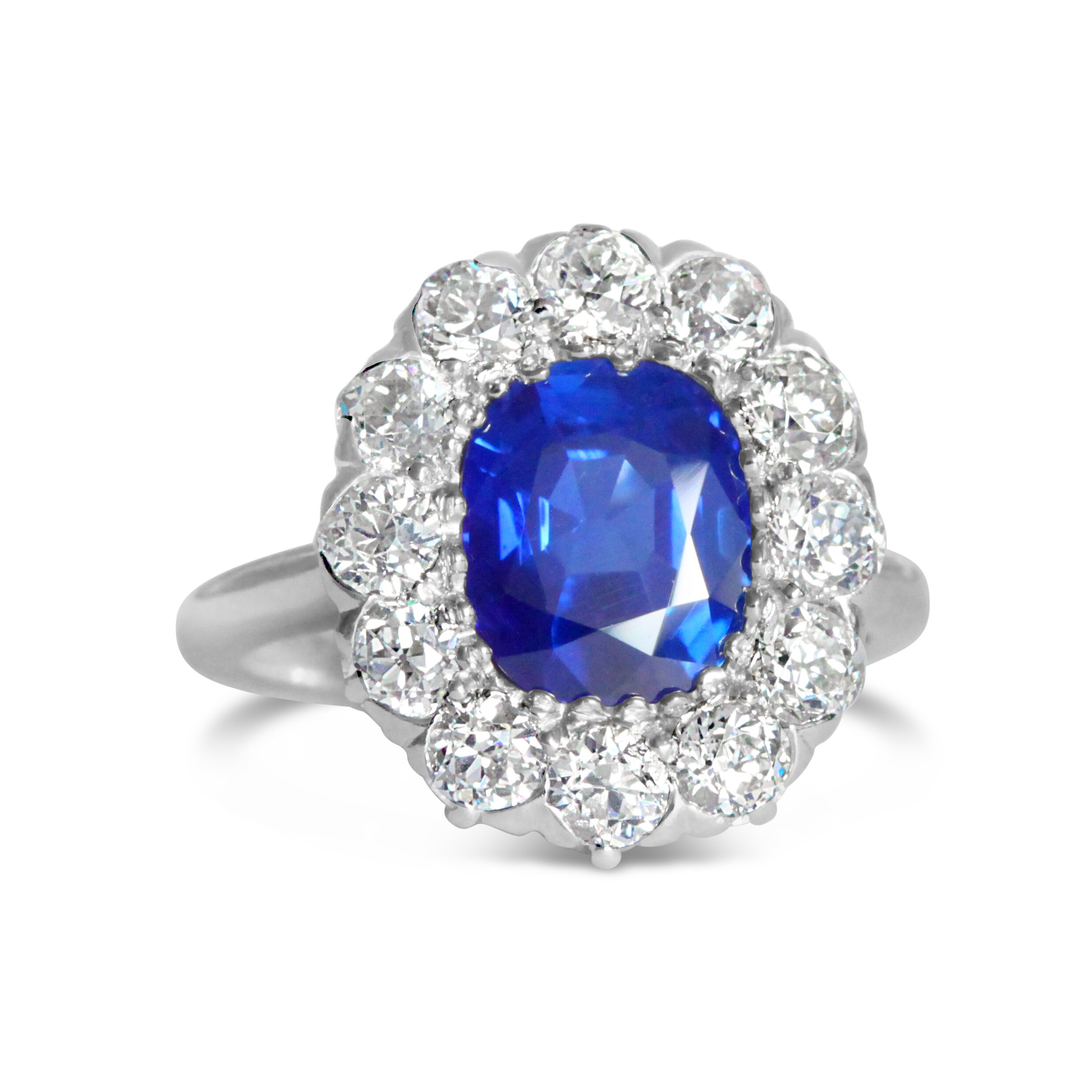 Tiffany & Co. 2.70 ct Unheated Kashmir Sapphire Ring — Enhoerning Jewelry