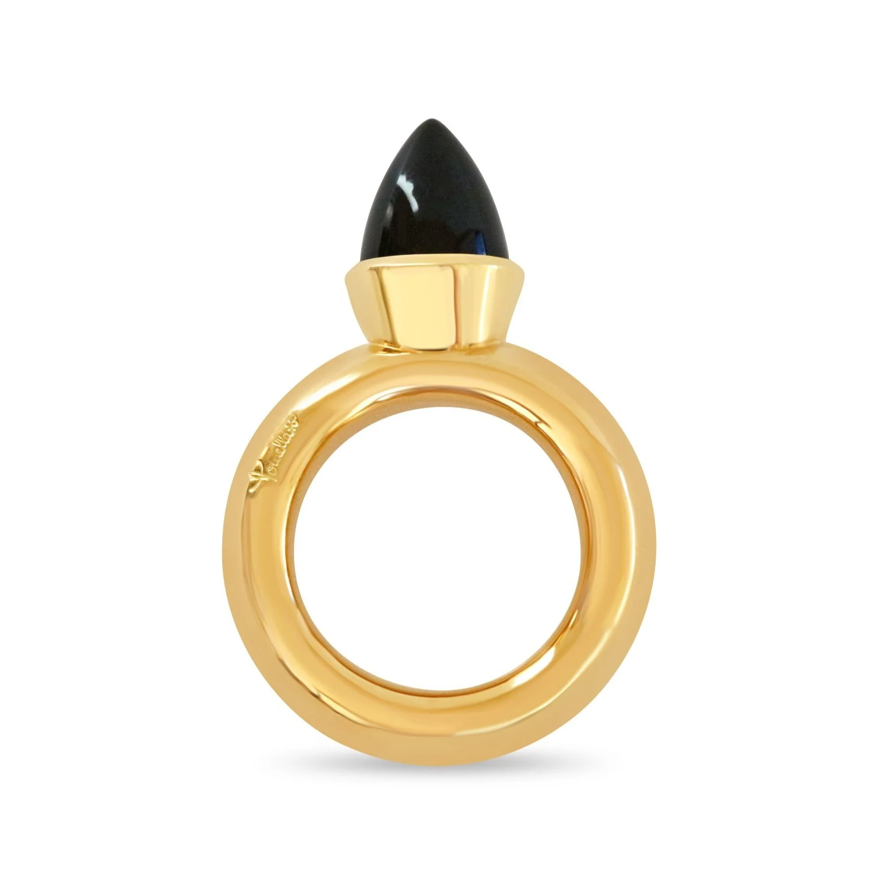 18K Gold & Black Onyx Ring by Pomellato