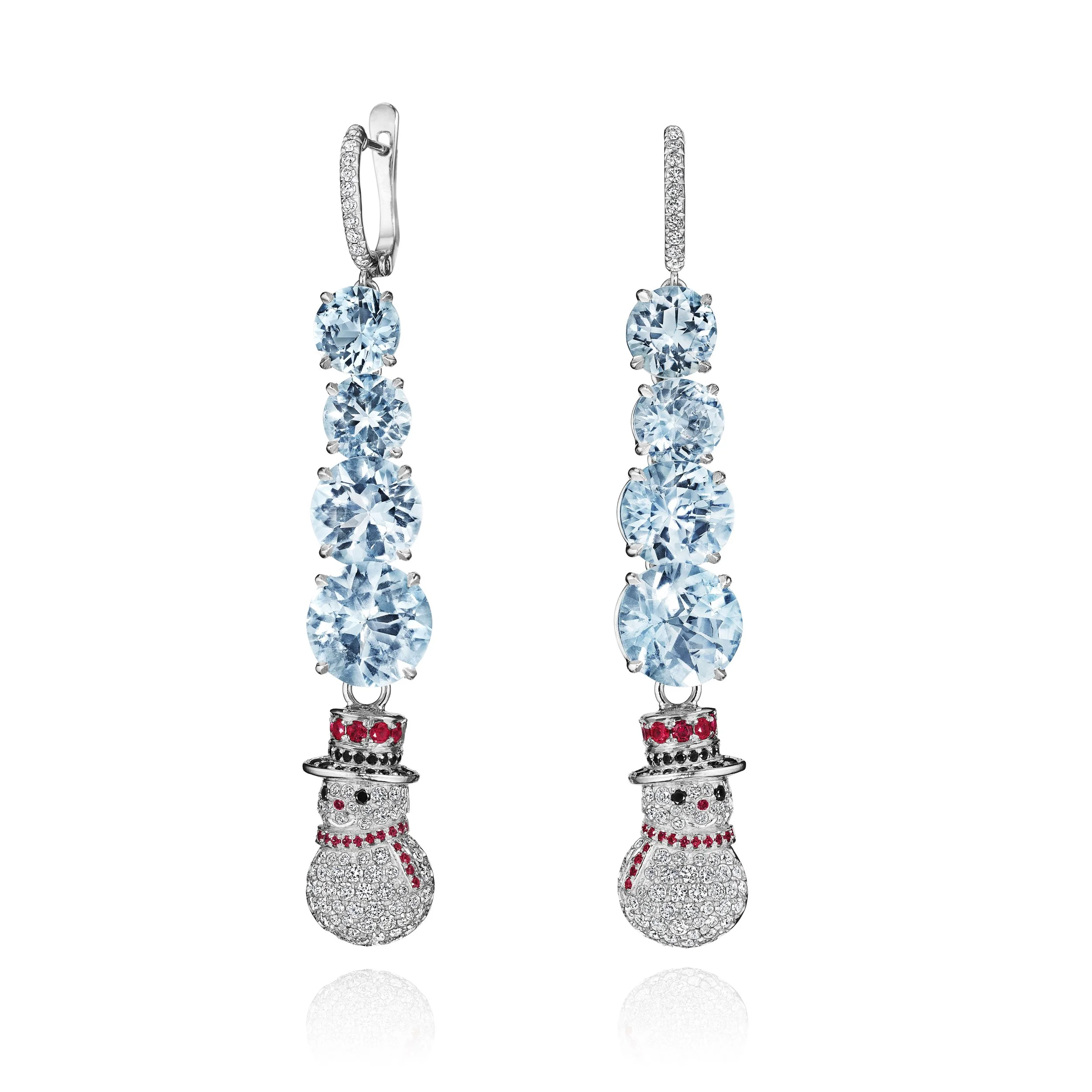 Platinum Aquamarine Snowman Drop Earrings.jpg