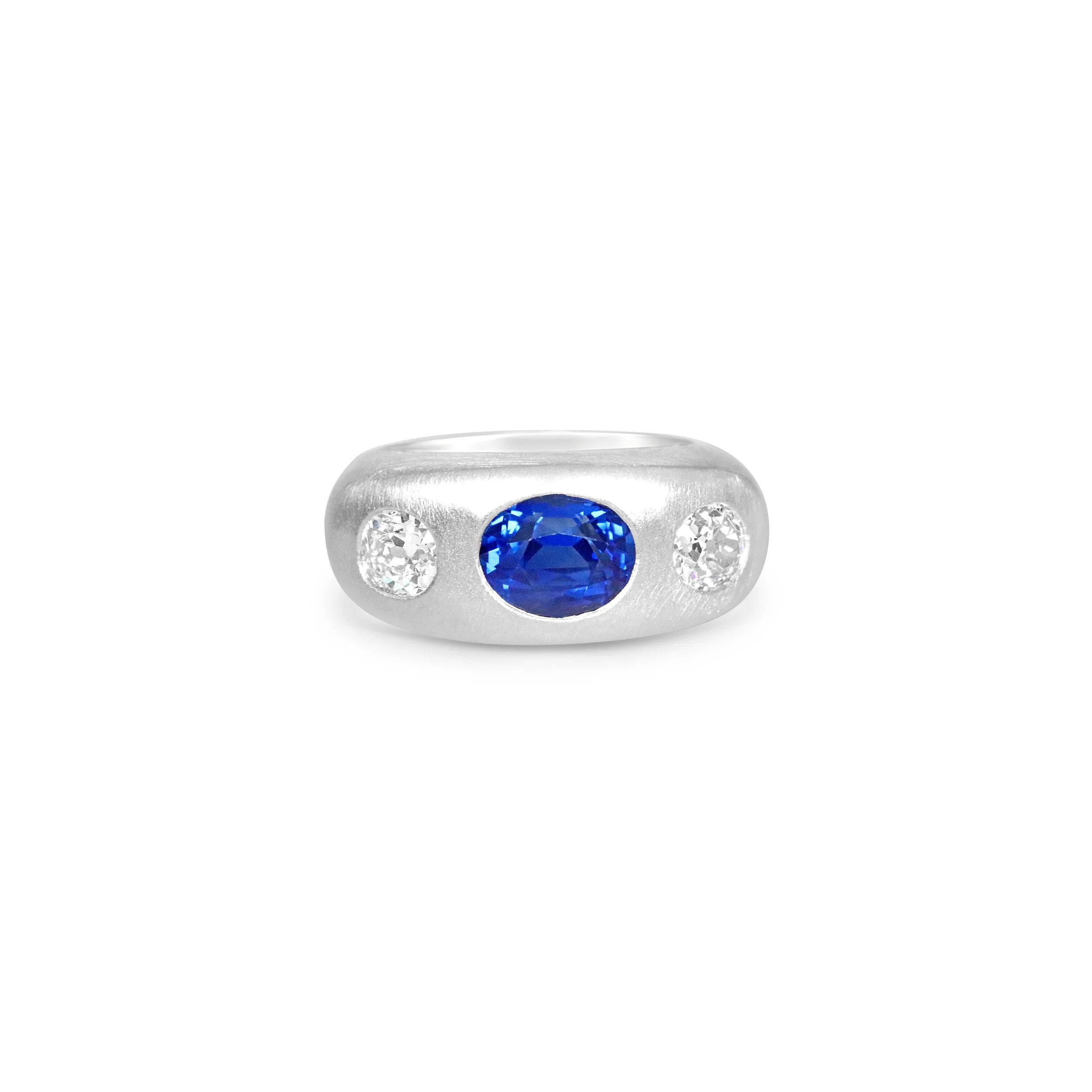 Unheated Ceylon Sapphire Mens Ring.jpg