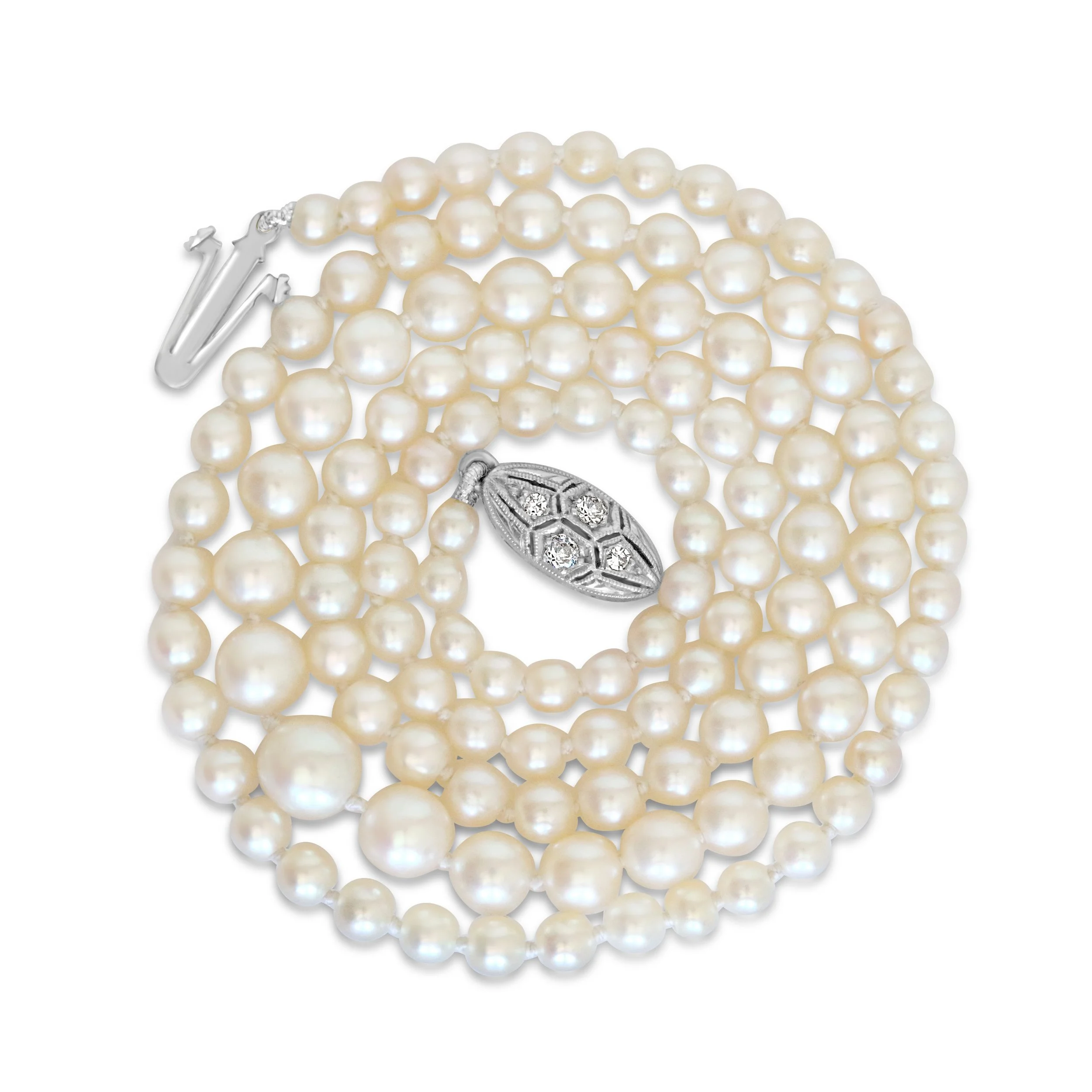 Natural Pearl Necklace by Cartier top