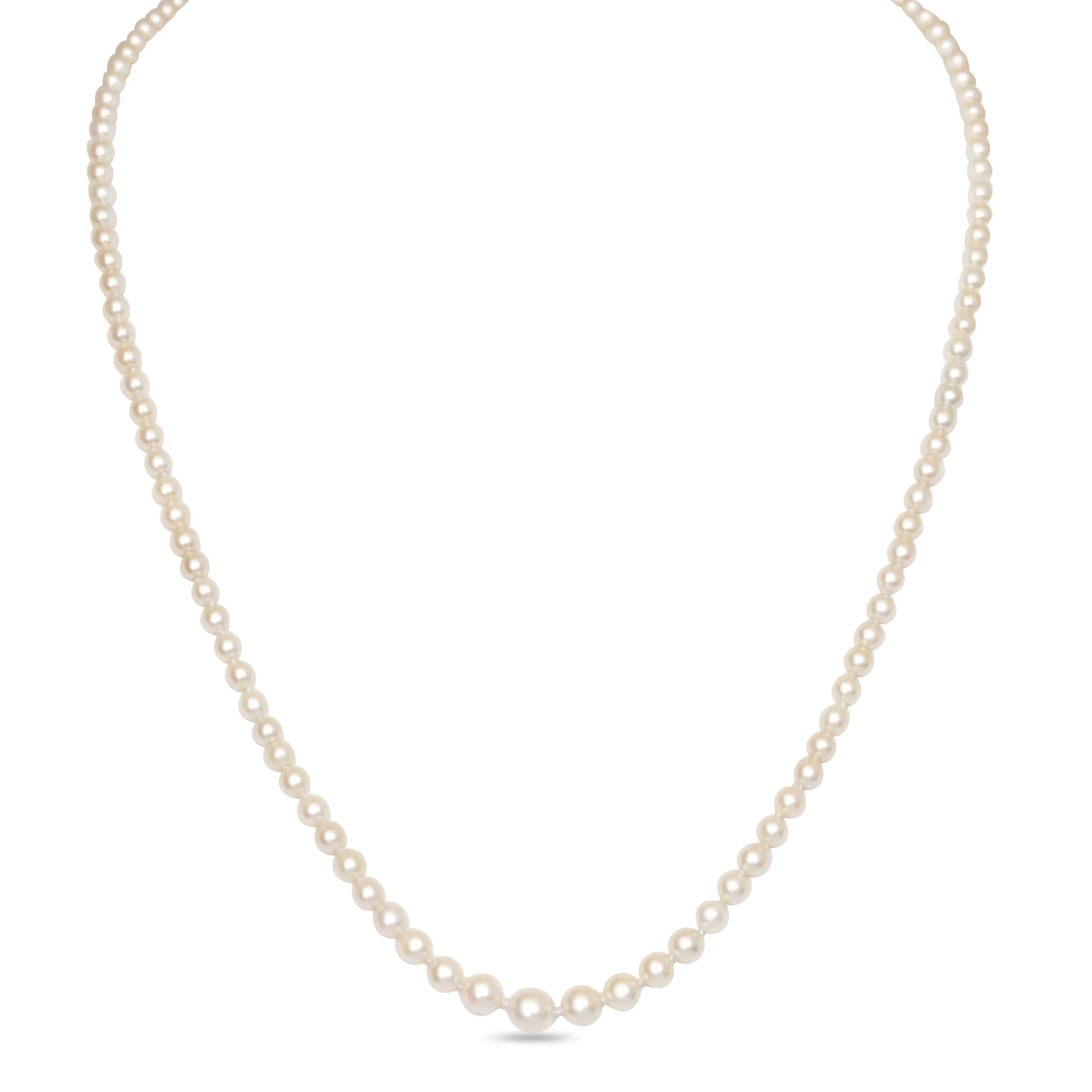 Natural Pearl Necklace by Cartier full